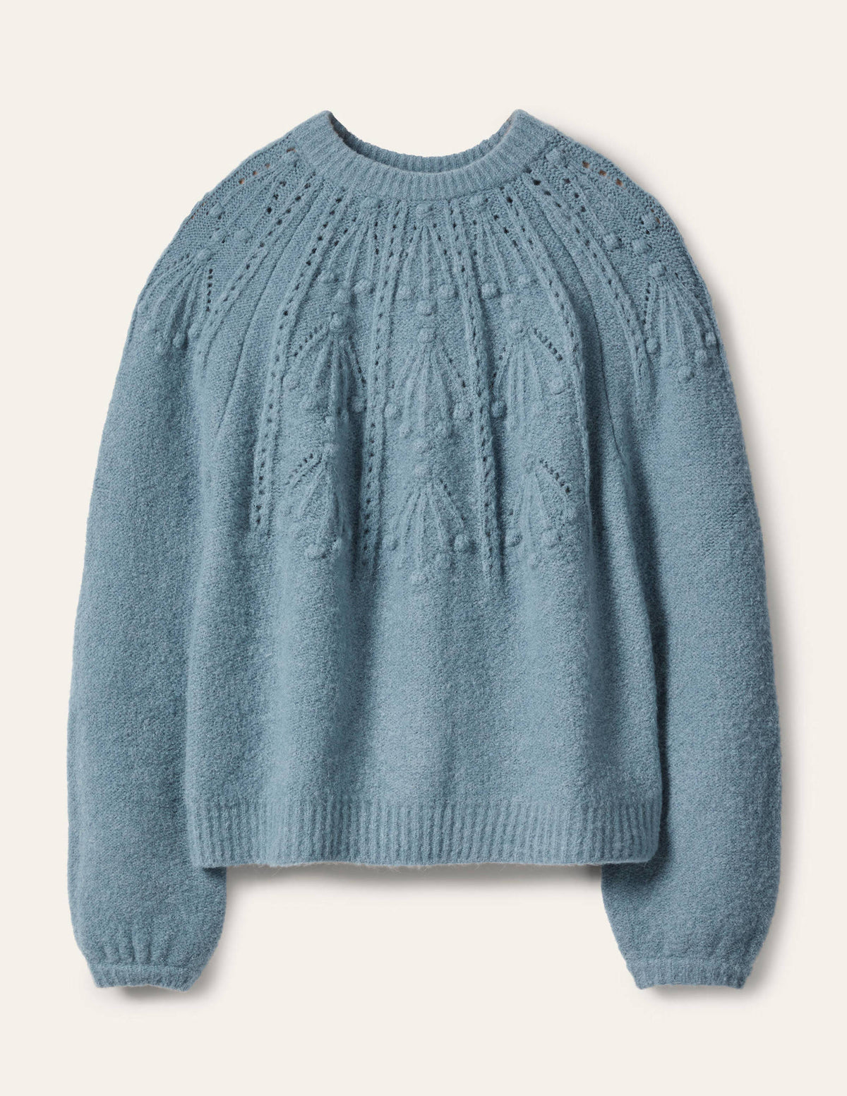 Locker Pullover mit Zopfstrickmuster-Airforce-7