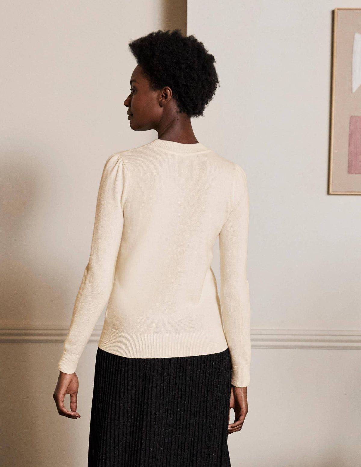 Felicity Verzierter Pullover-Naturweiß - Image 3