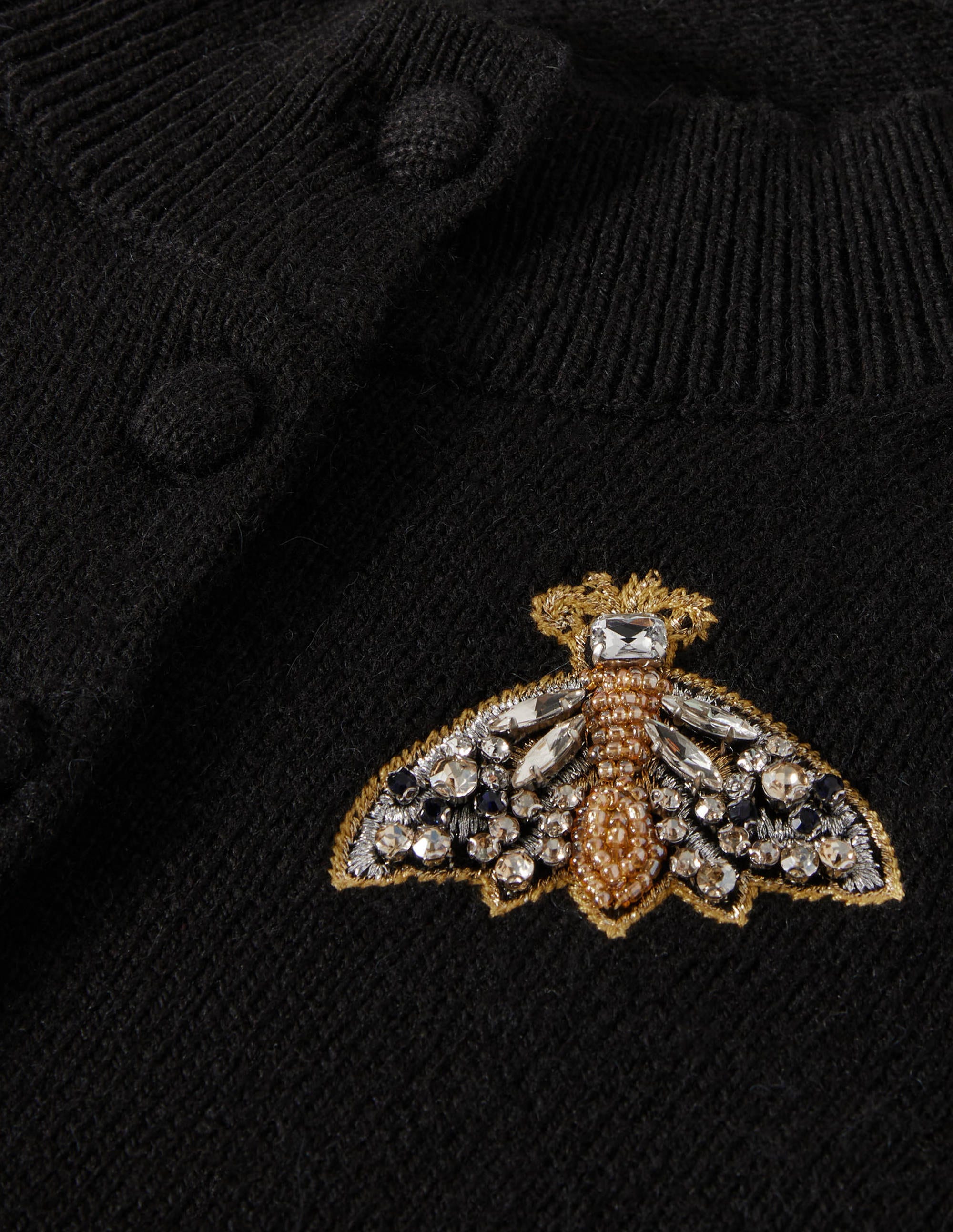 Verzierter Cardigan-Schwarz - Image 6