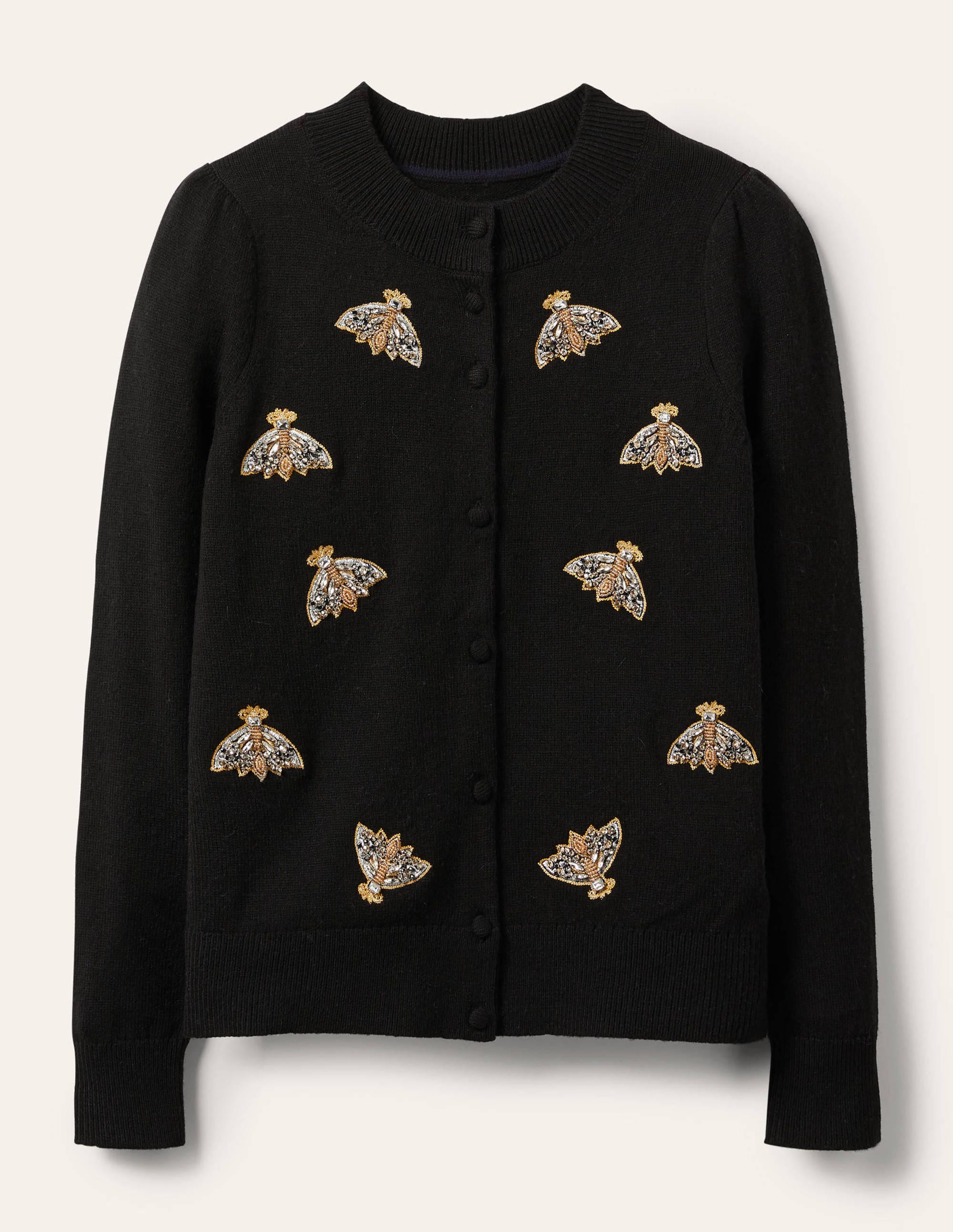 Verzierter Cardigan-Schwarz - Image 7