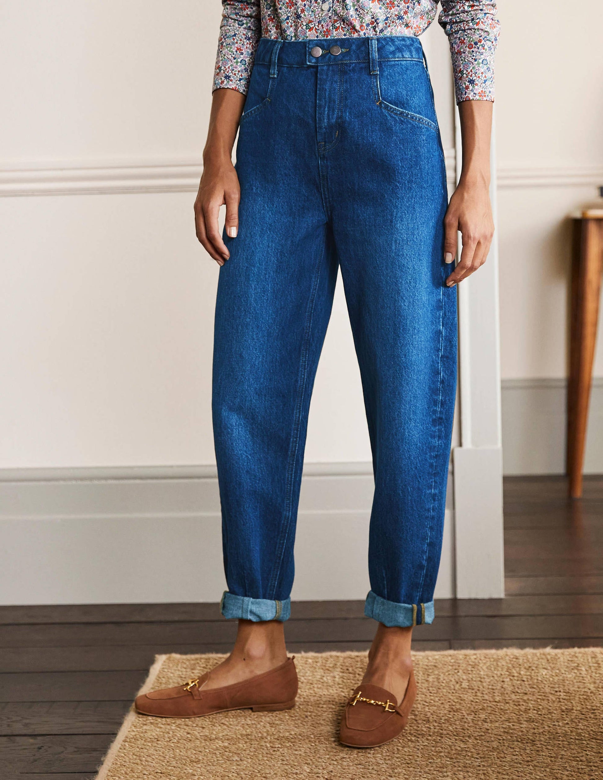 Balloon Leg Jeans-Dark Vintage-4
