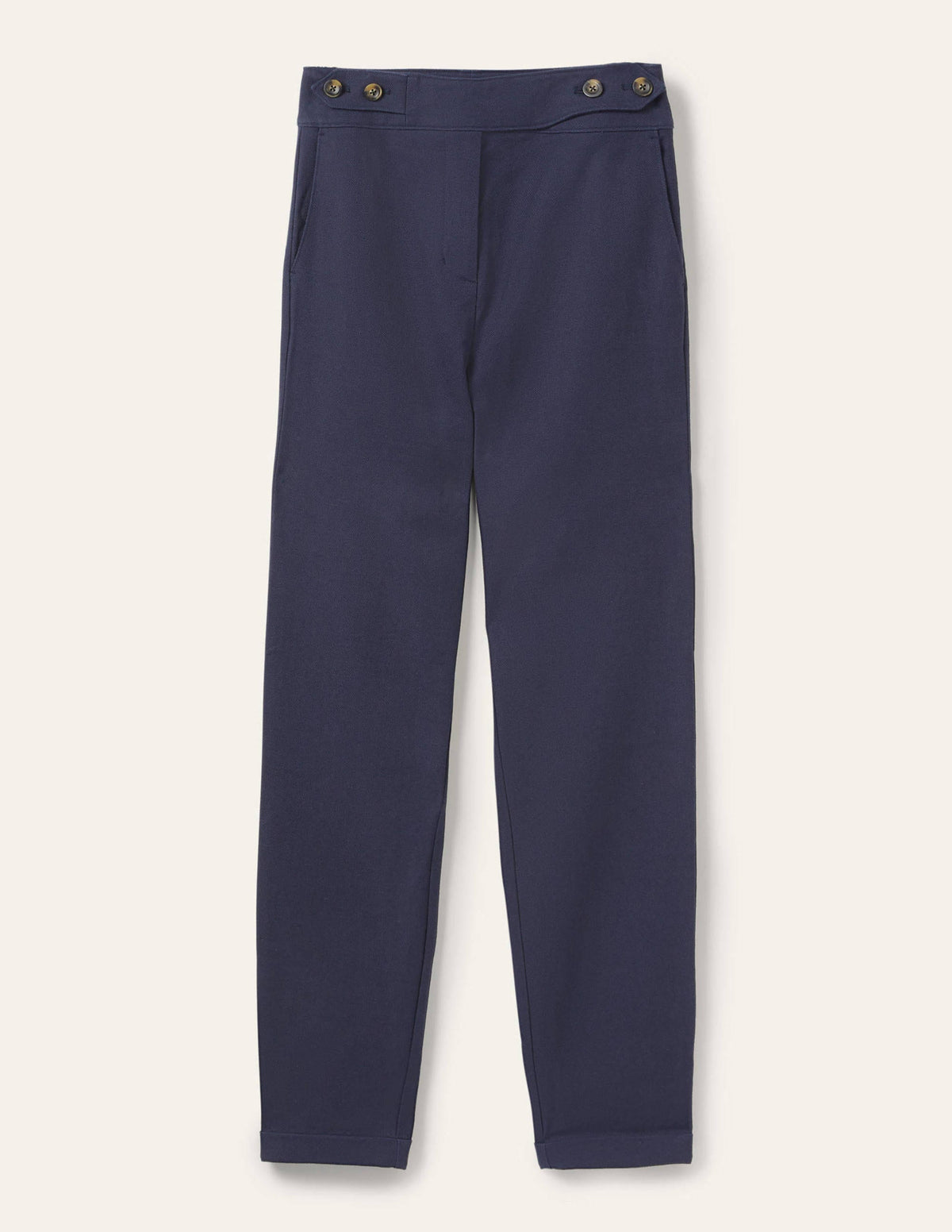 Hose mit Schlaufen-Marineblau-6