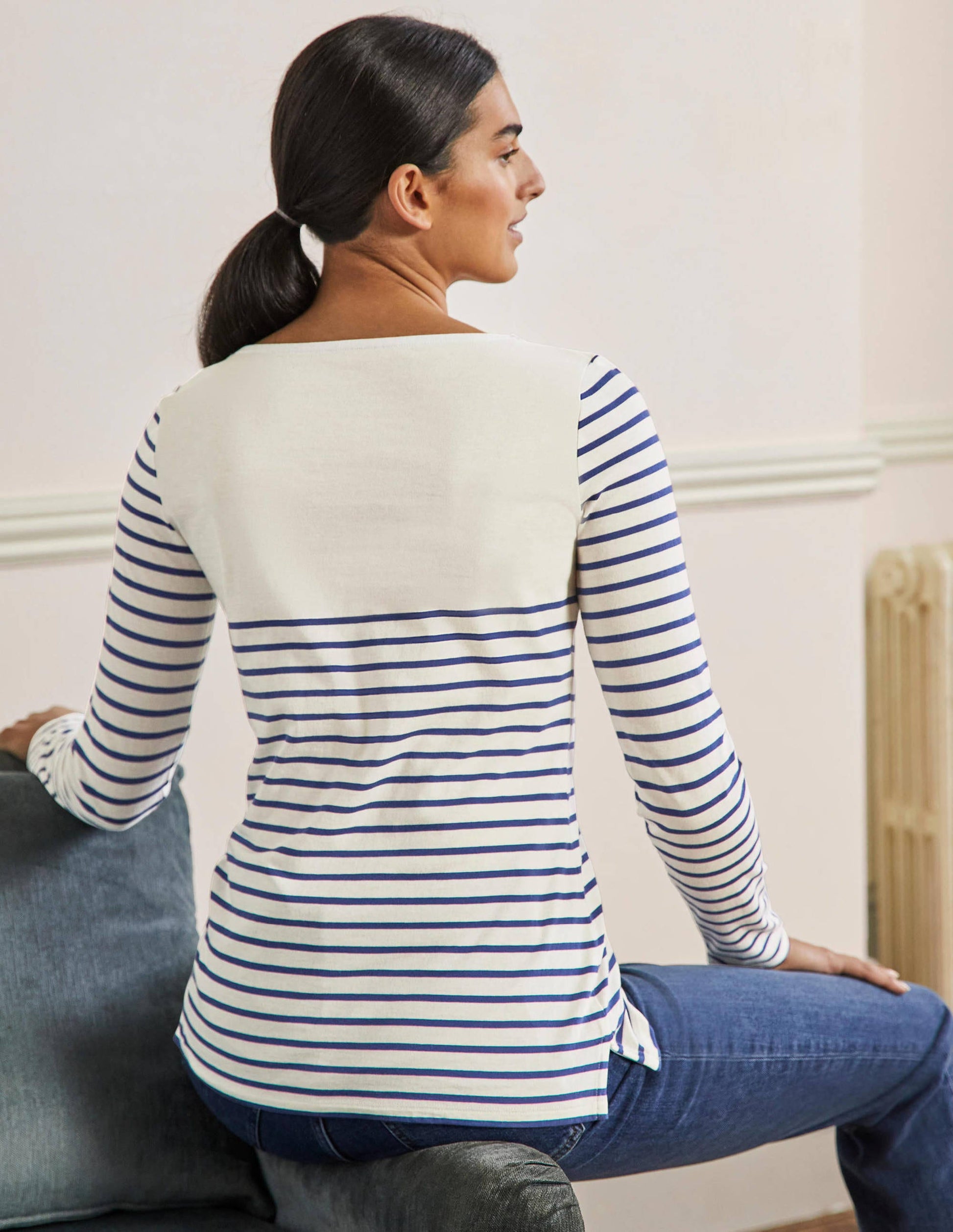 Statement-Bretonshirt-Bunt, Regenbogen-Baum-2