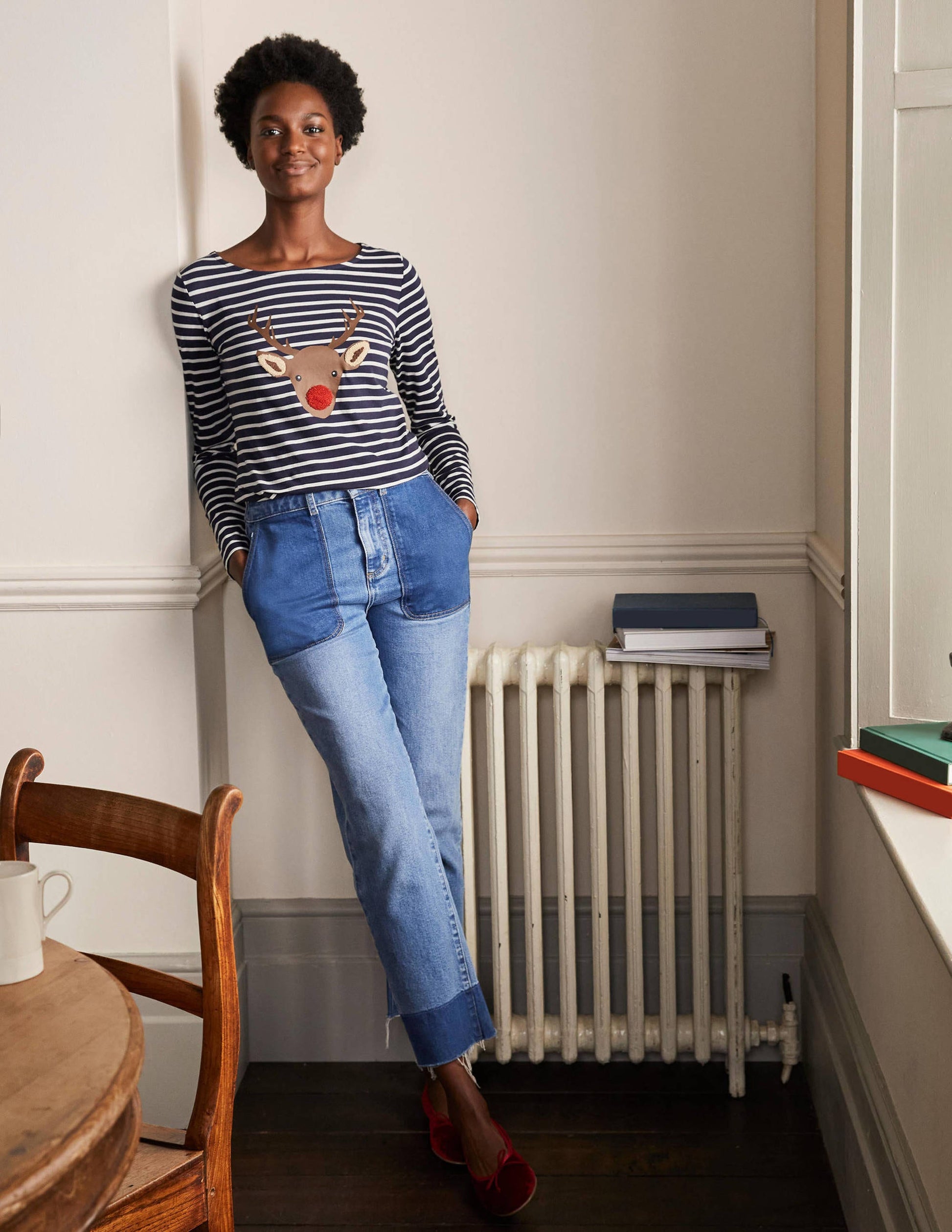 Statement Breton-Navy/ Ivory Reindeer Placement-3