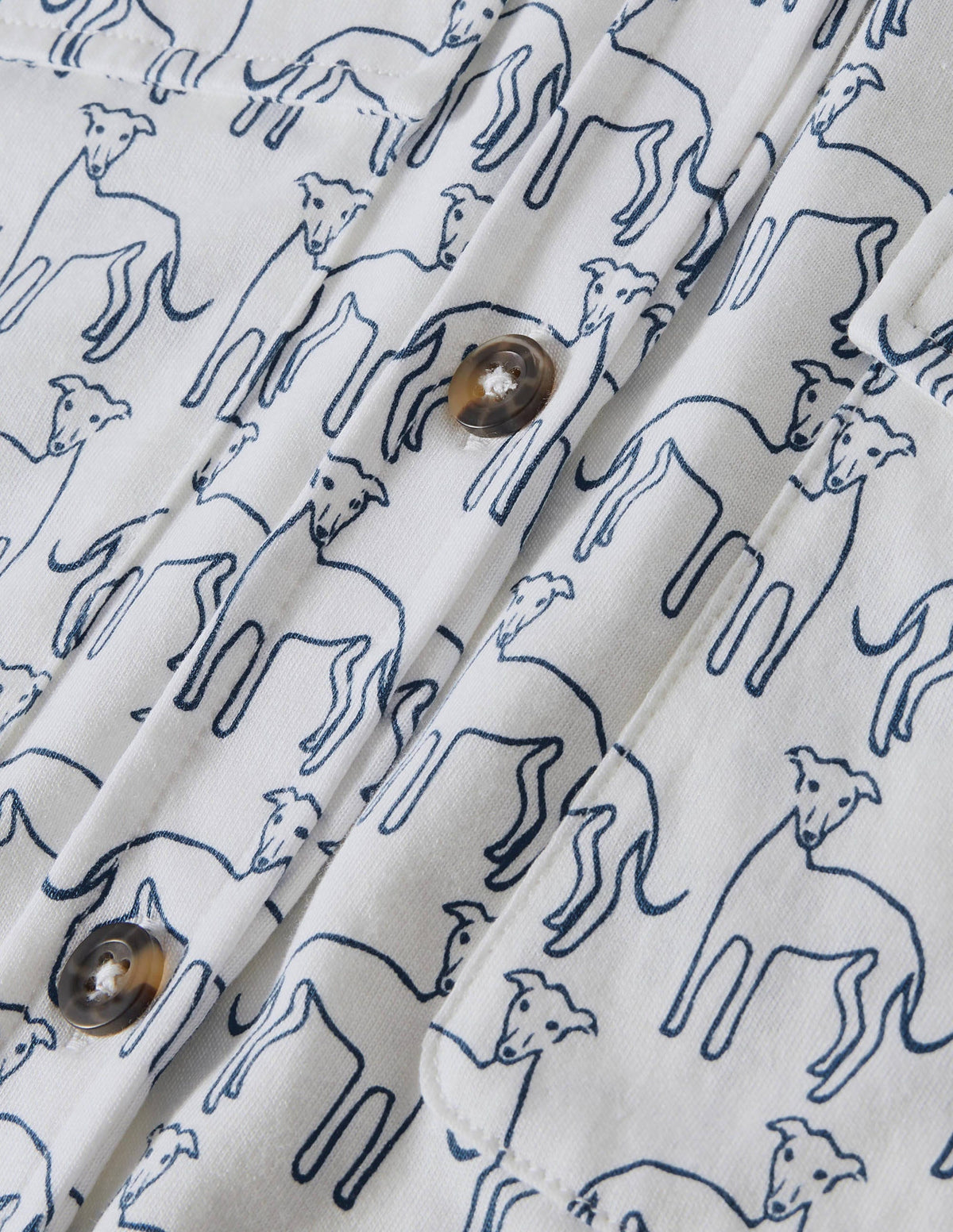 Relaxed Jersey Shirt-Ivory, Greyhounds - Image 5