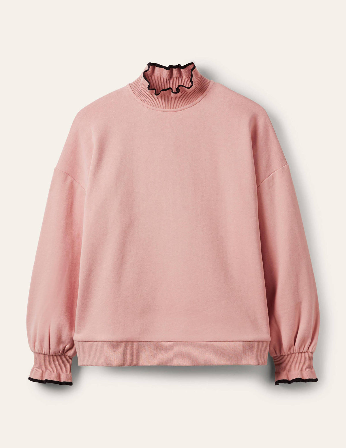 Sweatshirt mit Rüschendetail-Milchshake-7