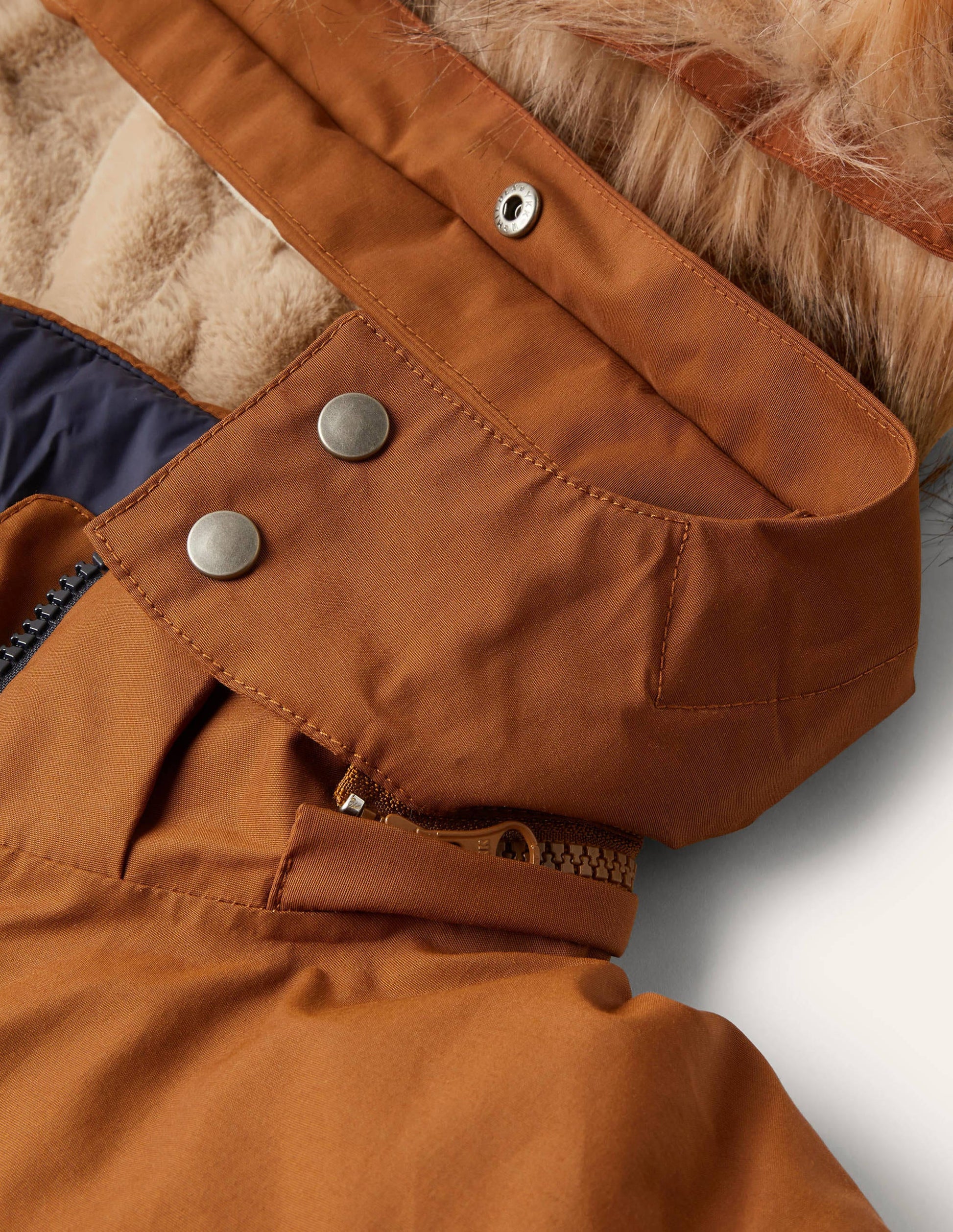 Orkney Wattierter Parka-Lebkuchenbraun-7