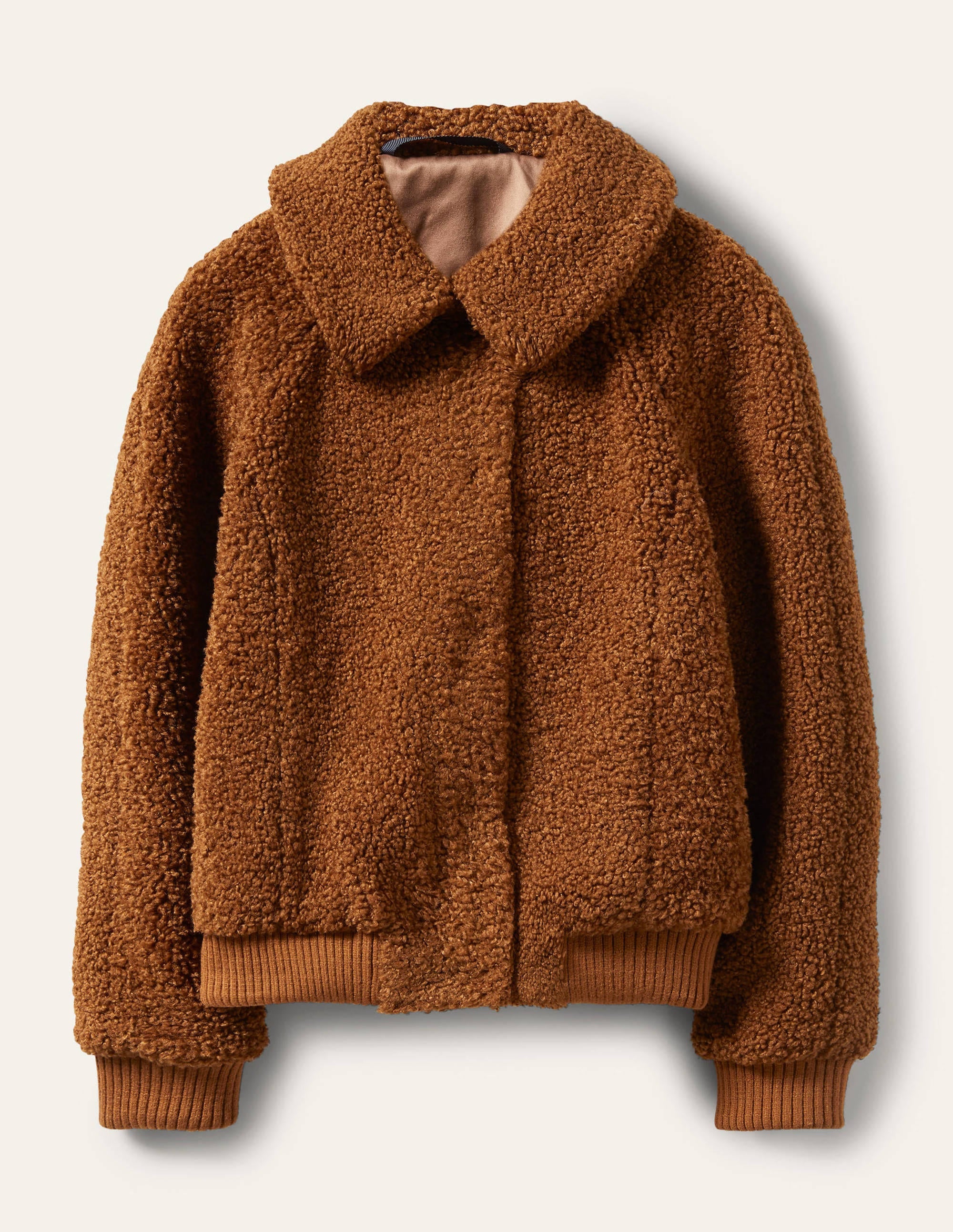 Teddy Bomber Jacket-Ginger - Image 7