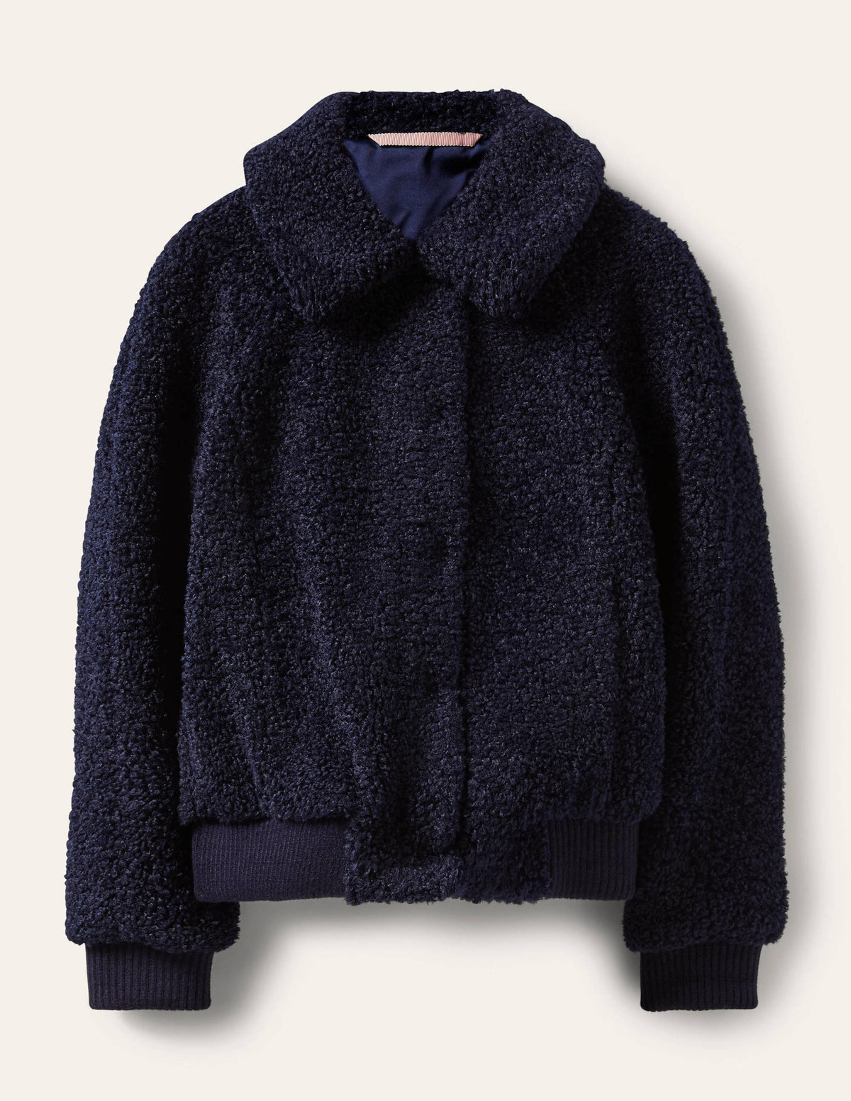 Teddy-Bomberjacke-Marineblau - Image 5