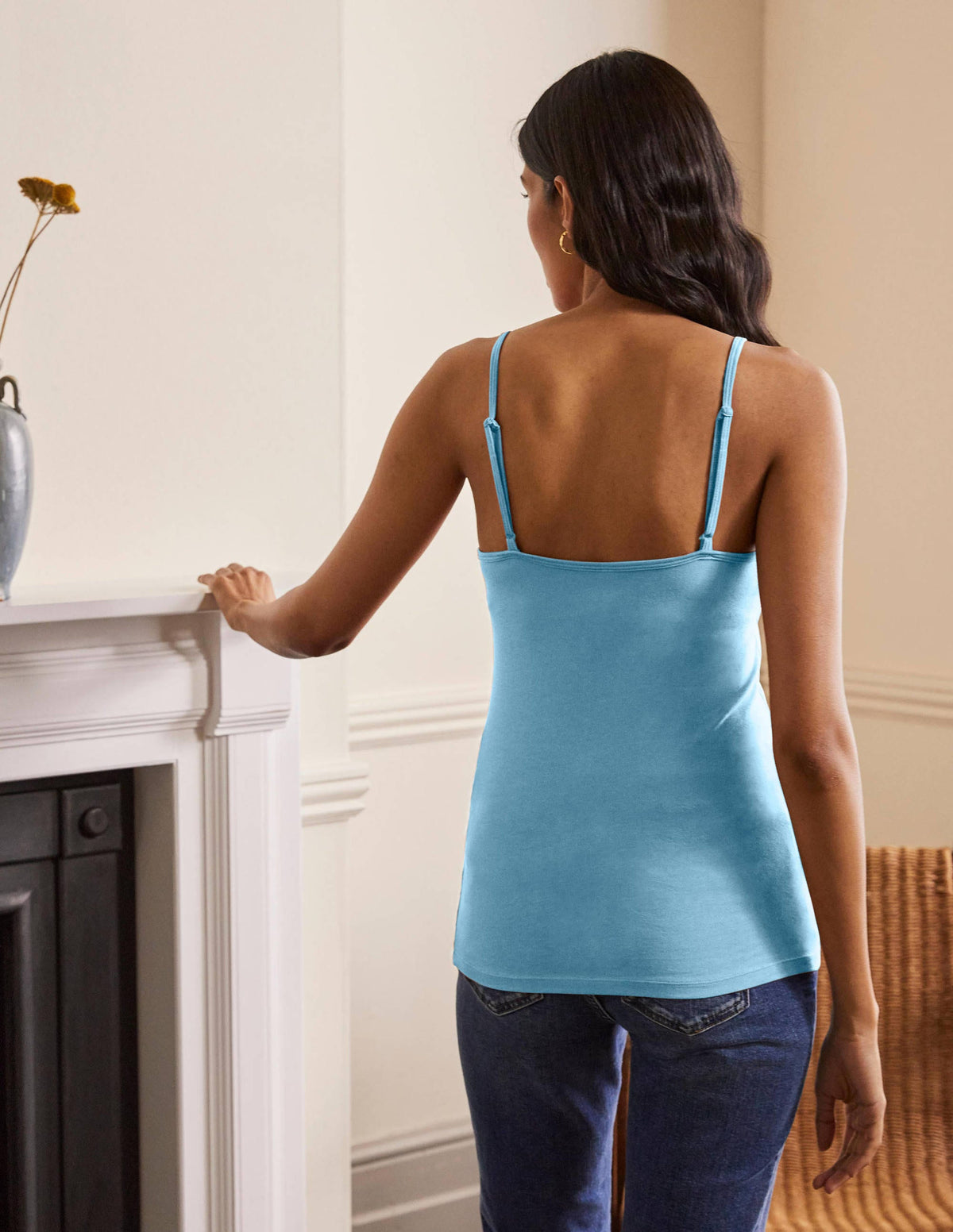 Schlichtes Camisole-Oberteil-Eisblau - Image 2
