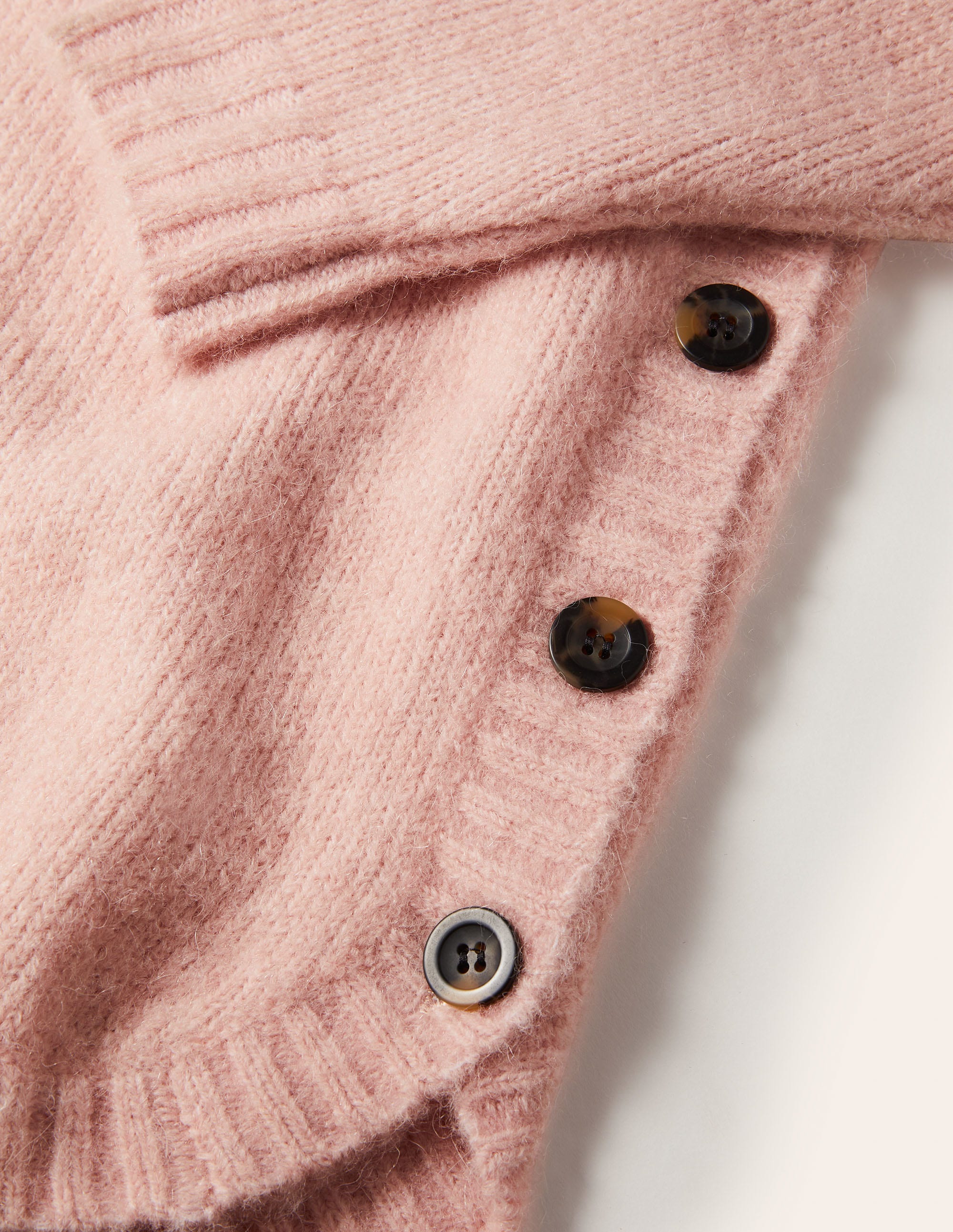 Fluffy Side Button Jumper-Milkshake - Image 6