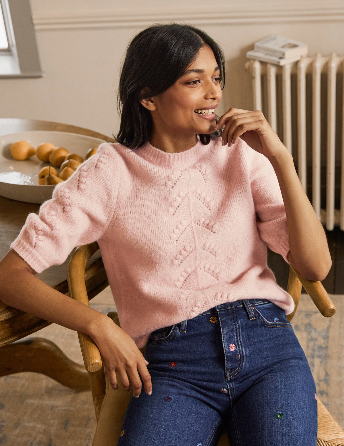 Flauschig gestricktes T-Shirt-Milchshake - Image 1
