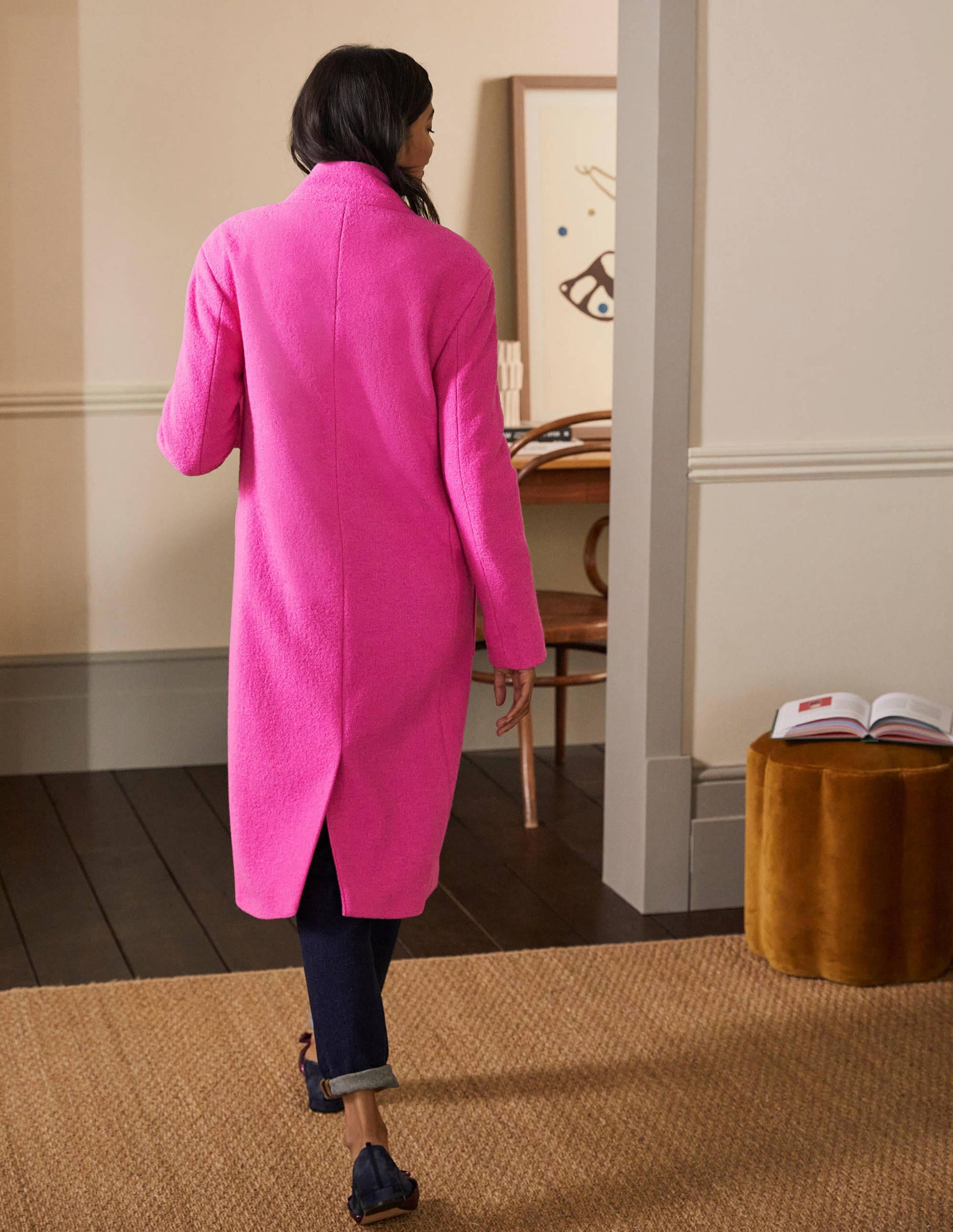 Manteau Chiltern en laine mélangée-Pensée pop-2