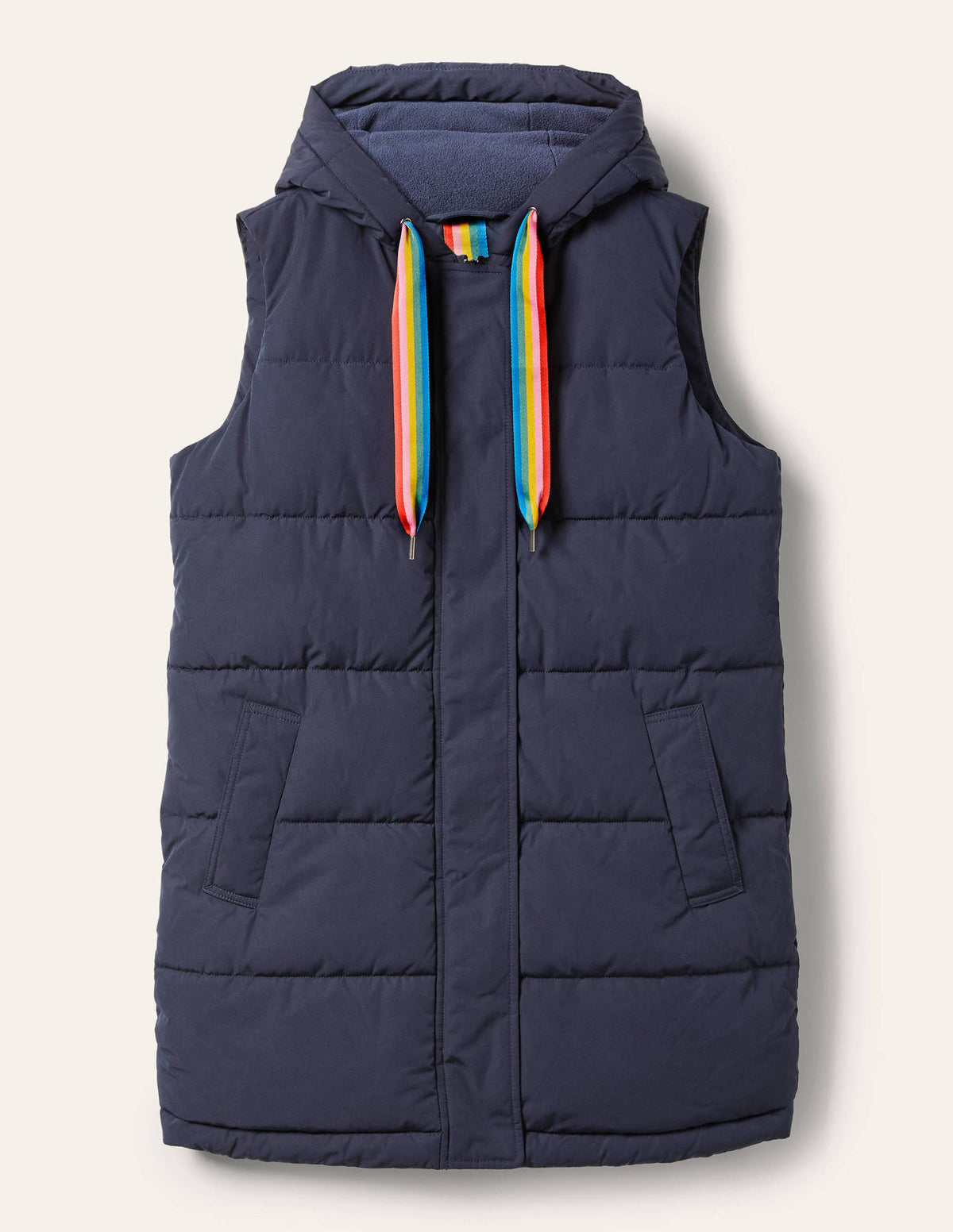 Lange Steppweste-Navy/Marokkoblau-5