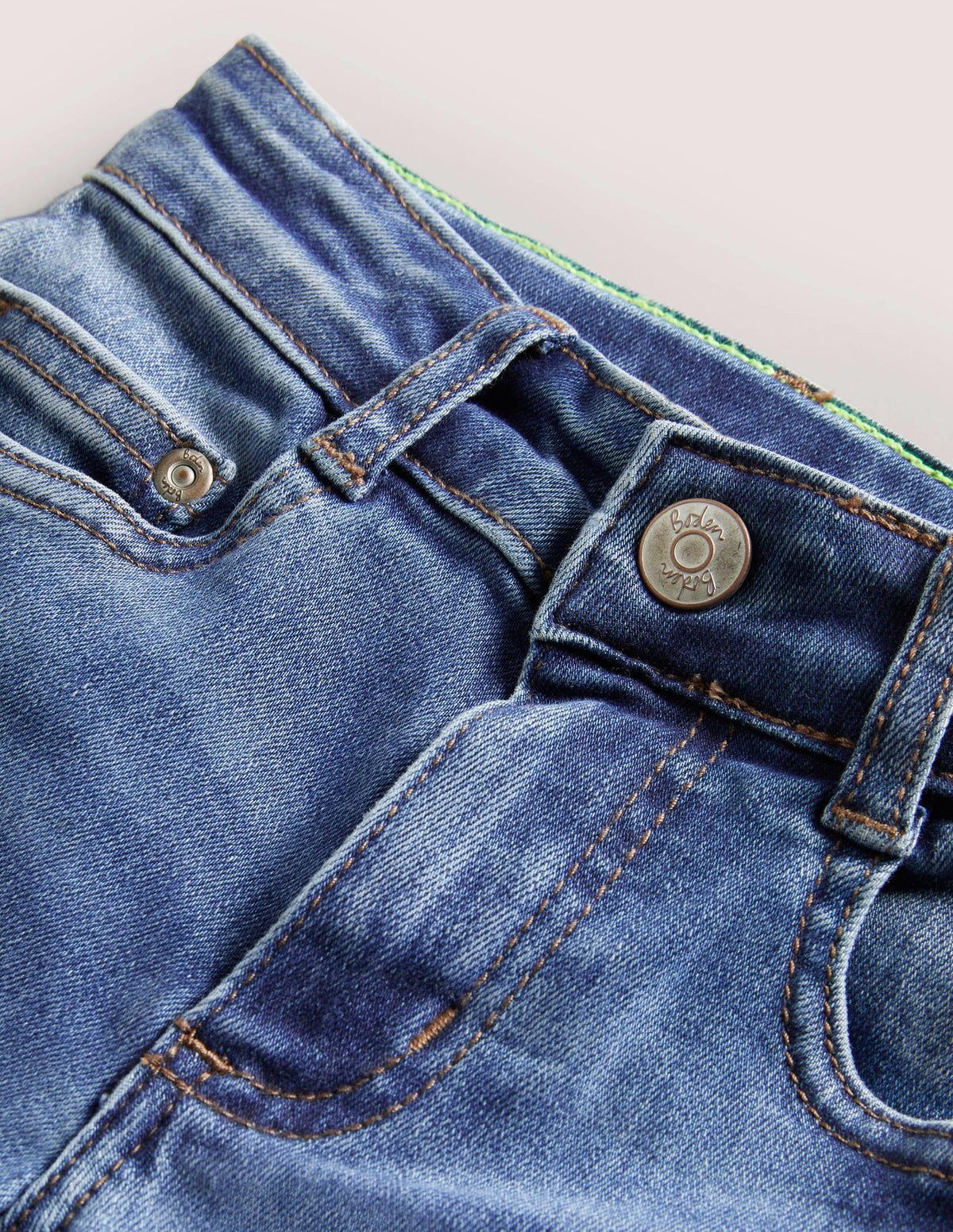 Schmale Jeans mit Adventure-Flex-Mittleres Vintageblau - Image 3