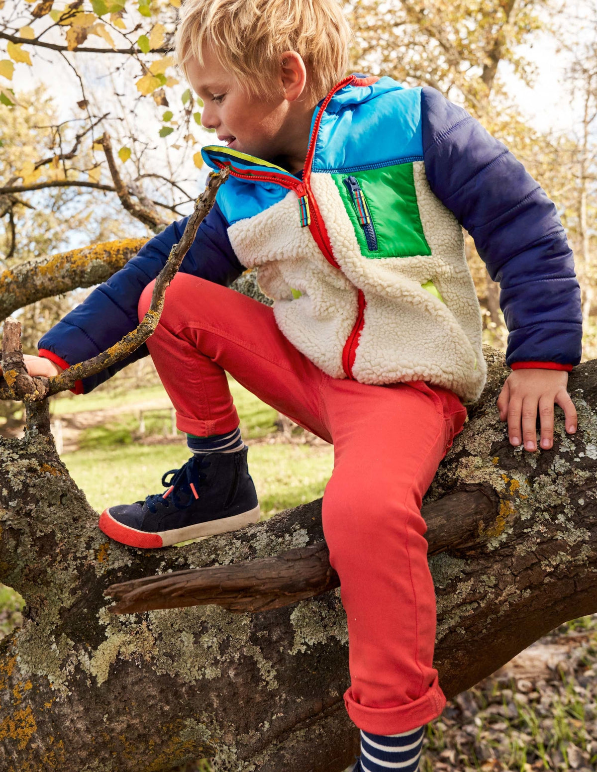 Schmal geschnittene Jersey-Jeans-Erdbeerkuchenrot - Image 8