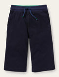 Baggy en jersey-Bleu marine universitaire