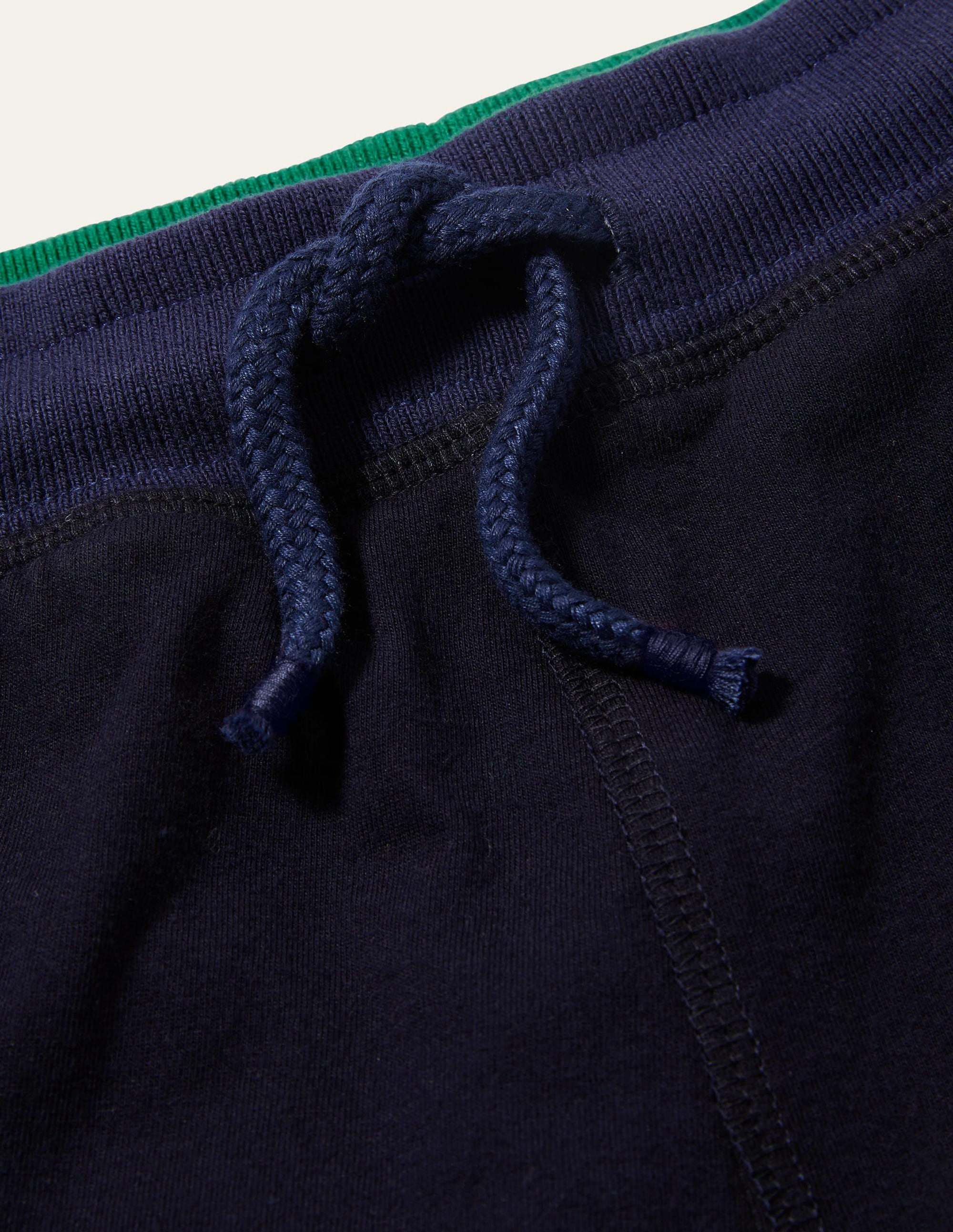 Baggy en jersey-Bleu marine universitaire - Image 3