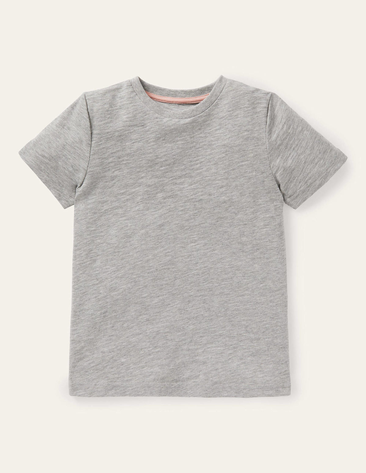 Slub Washed T-shirt-Grey Marl - Image 1
