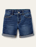 Denimshorts mit Adventure-Flex-Mittleres Vintageblau