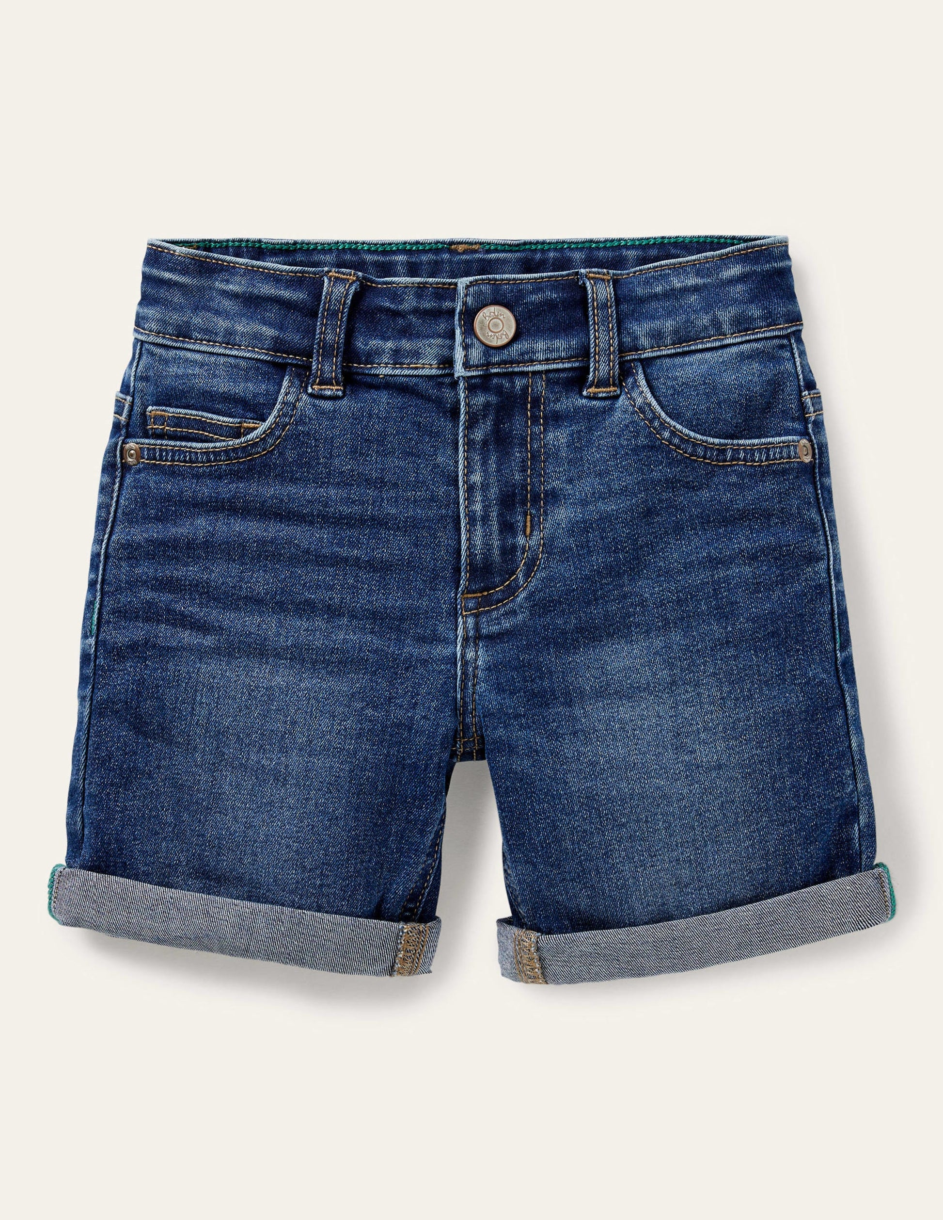 Denimshorts mit Adventure-Flex-Mittleres Vintageblau-1