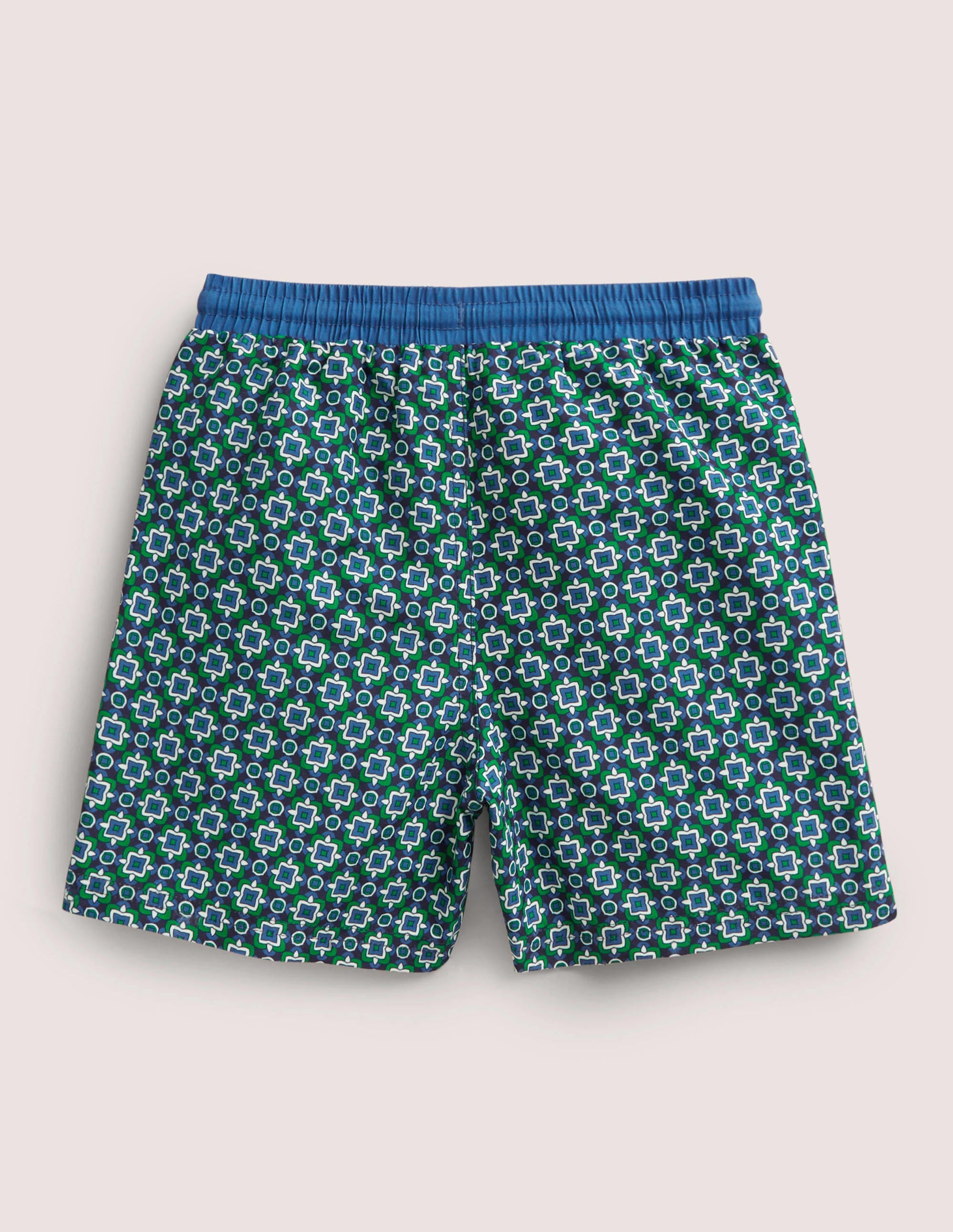 Swim Shorts-Highland Green Tile Geo - Image 2