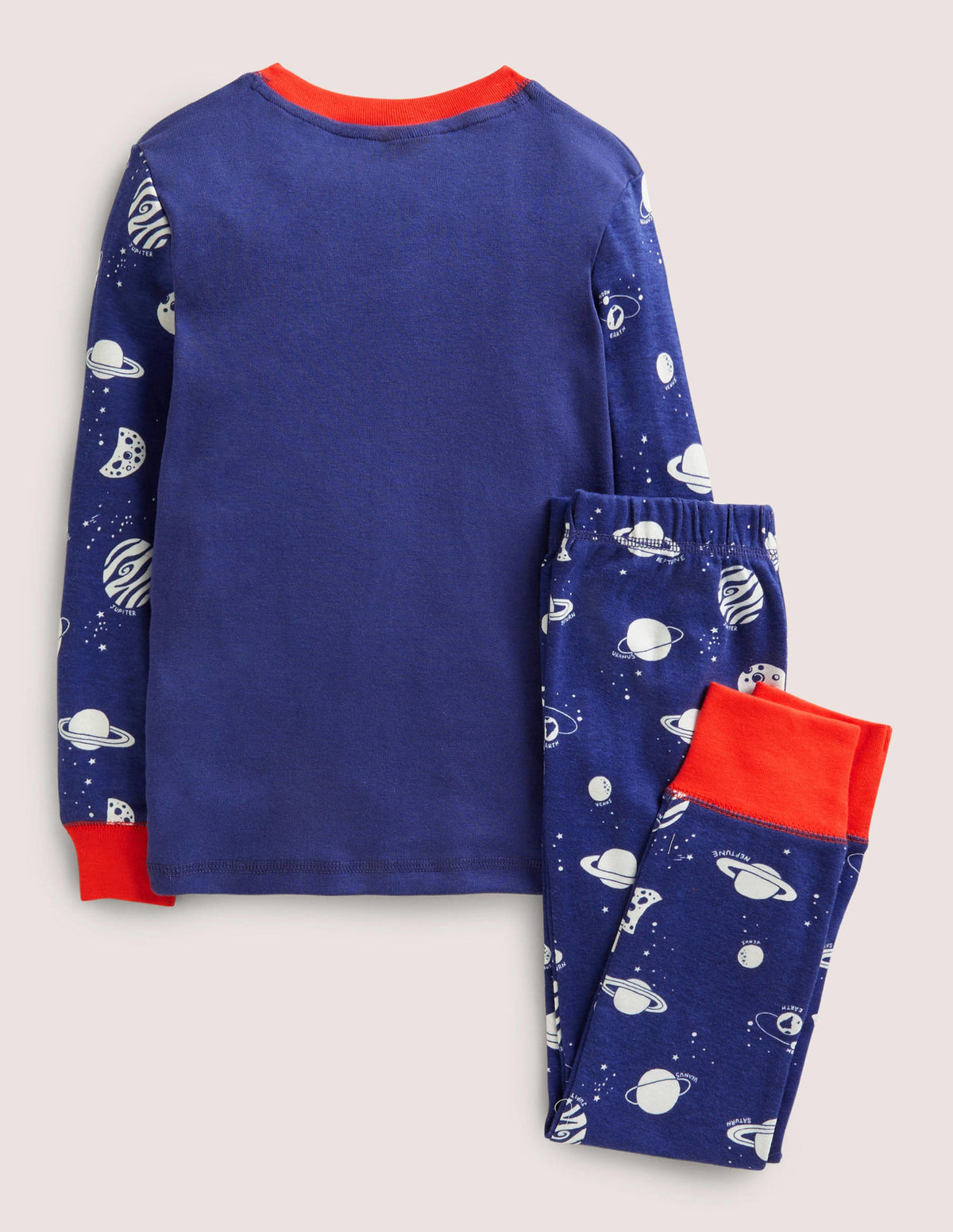 Pyjama phosphorescent douillet-Lune bleu tribord - Image 2