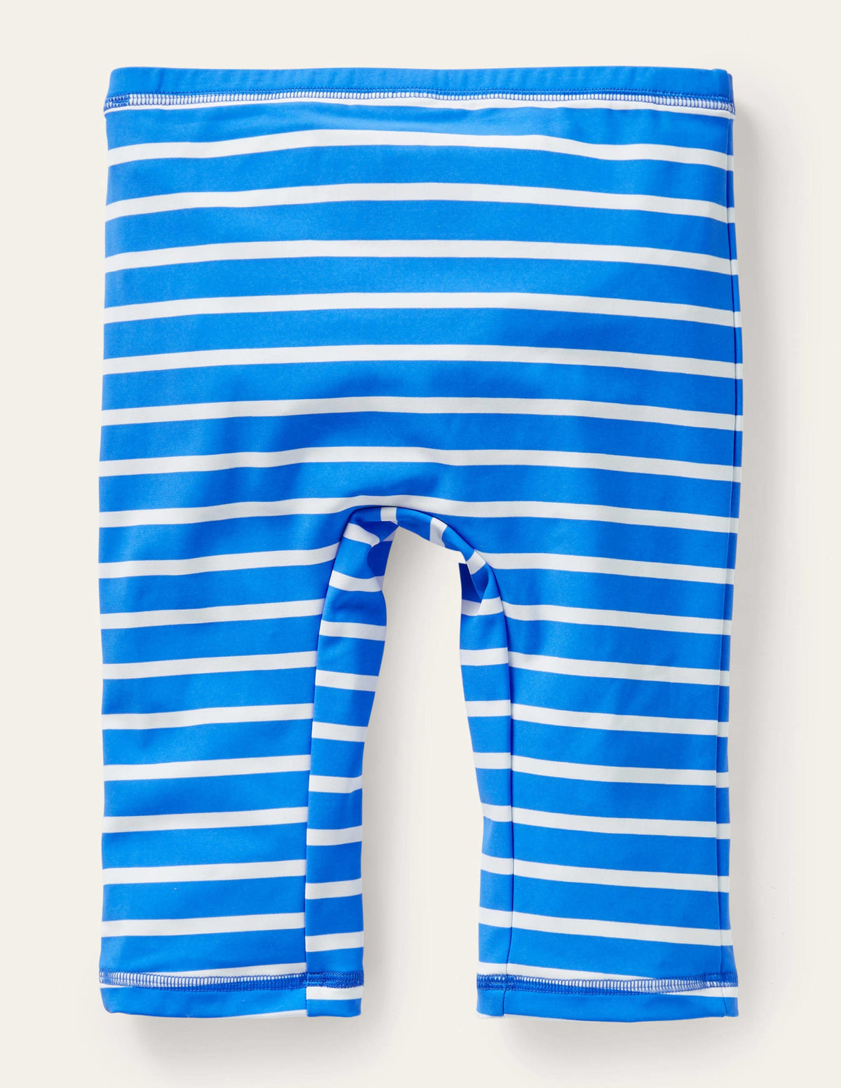 Short de bain avec protection solaire-Bleu piscine/blanc-2
