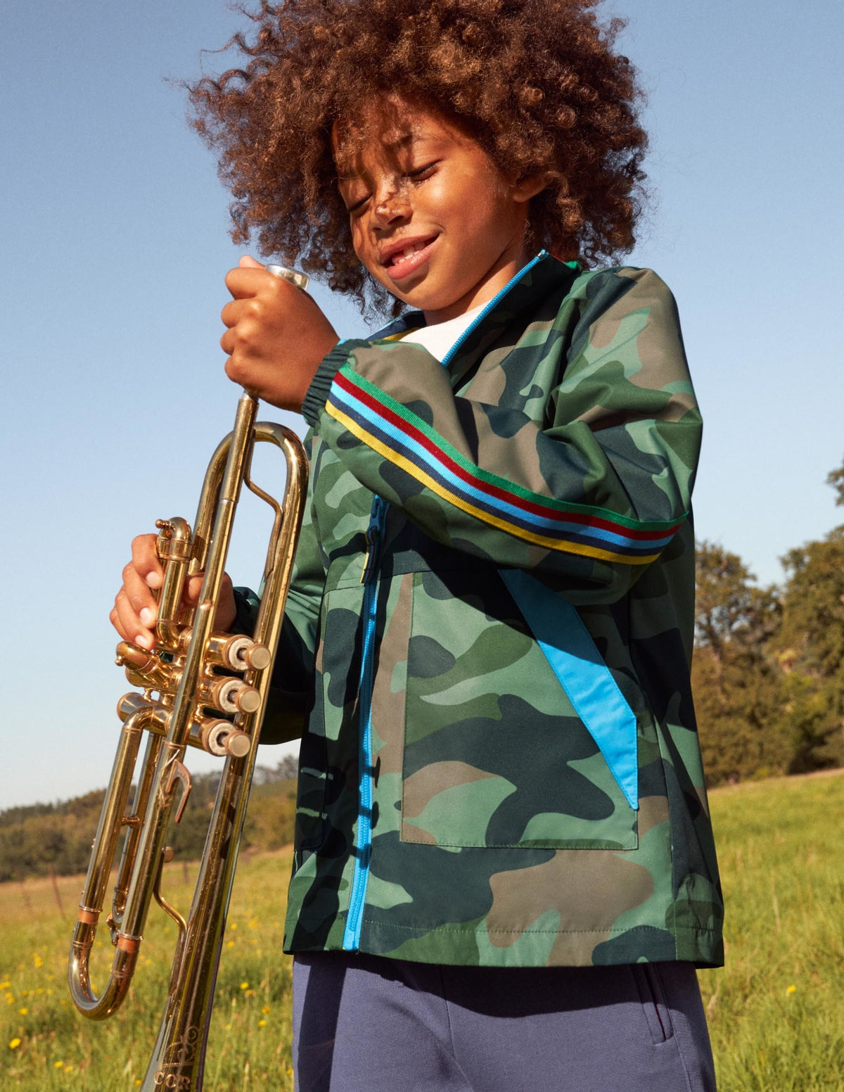 Anorak doublé de jersey-Camouflage vert romarin - Image 7