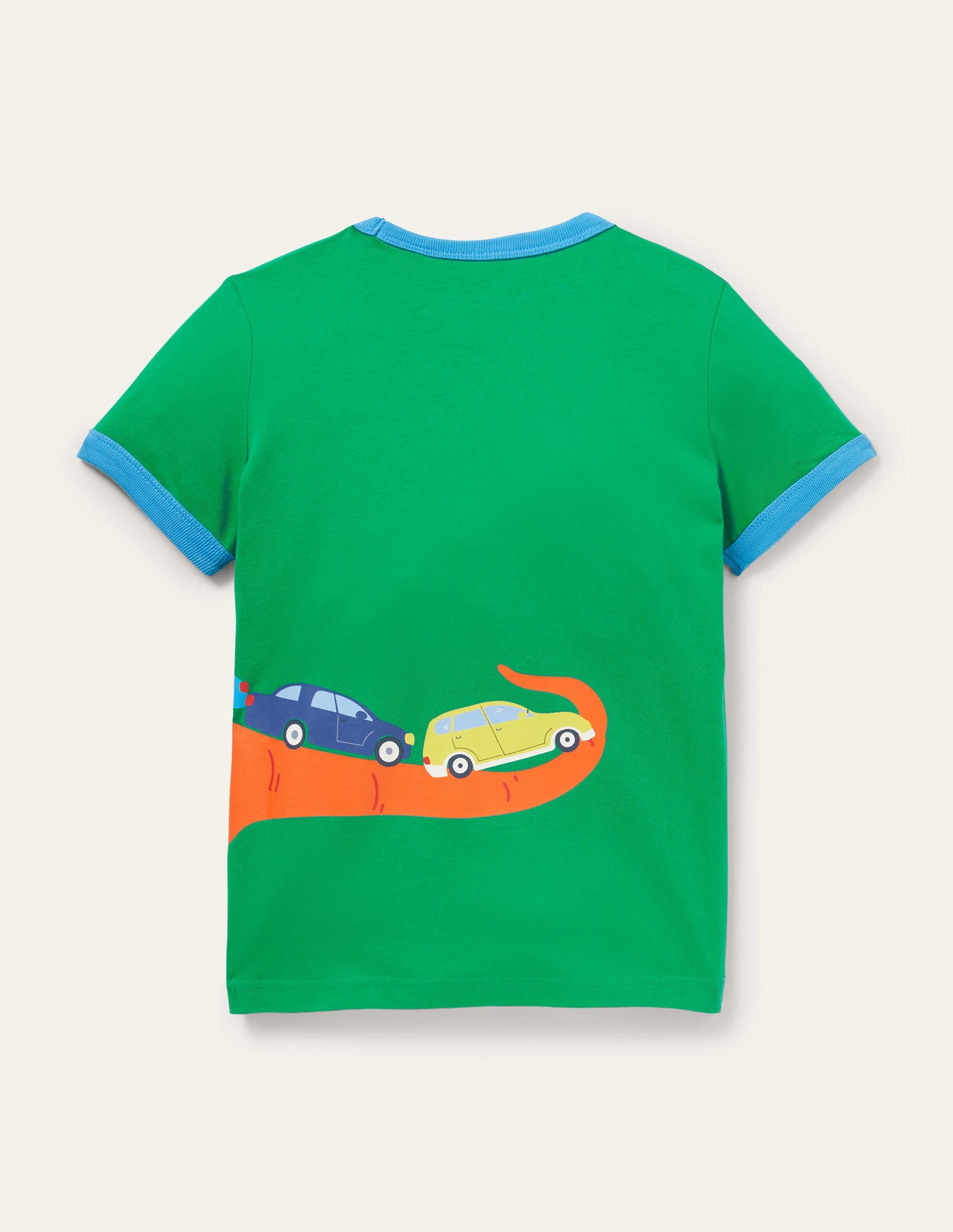 T-Shirt mit lehrreichem Motiv-Schottengrün, Dinosaurier - Image 2