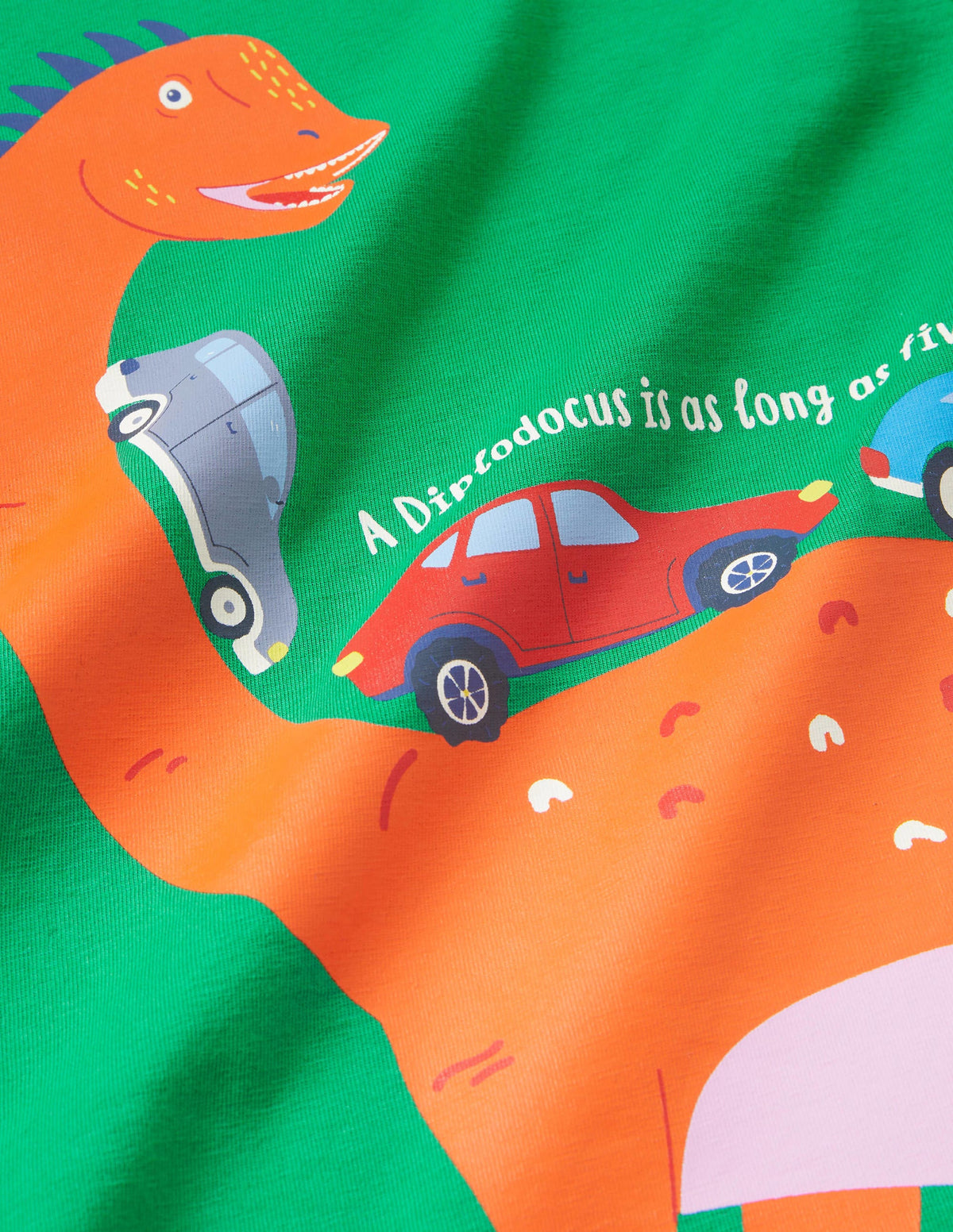 T-Shirt mit lehrreichem Motiv-Schottengrün, Dinosaurier-3