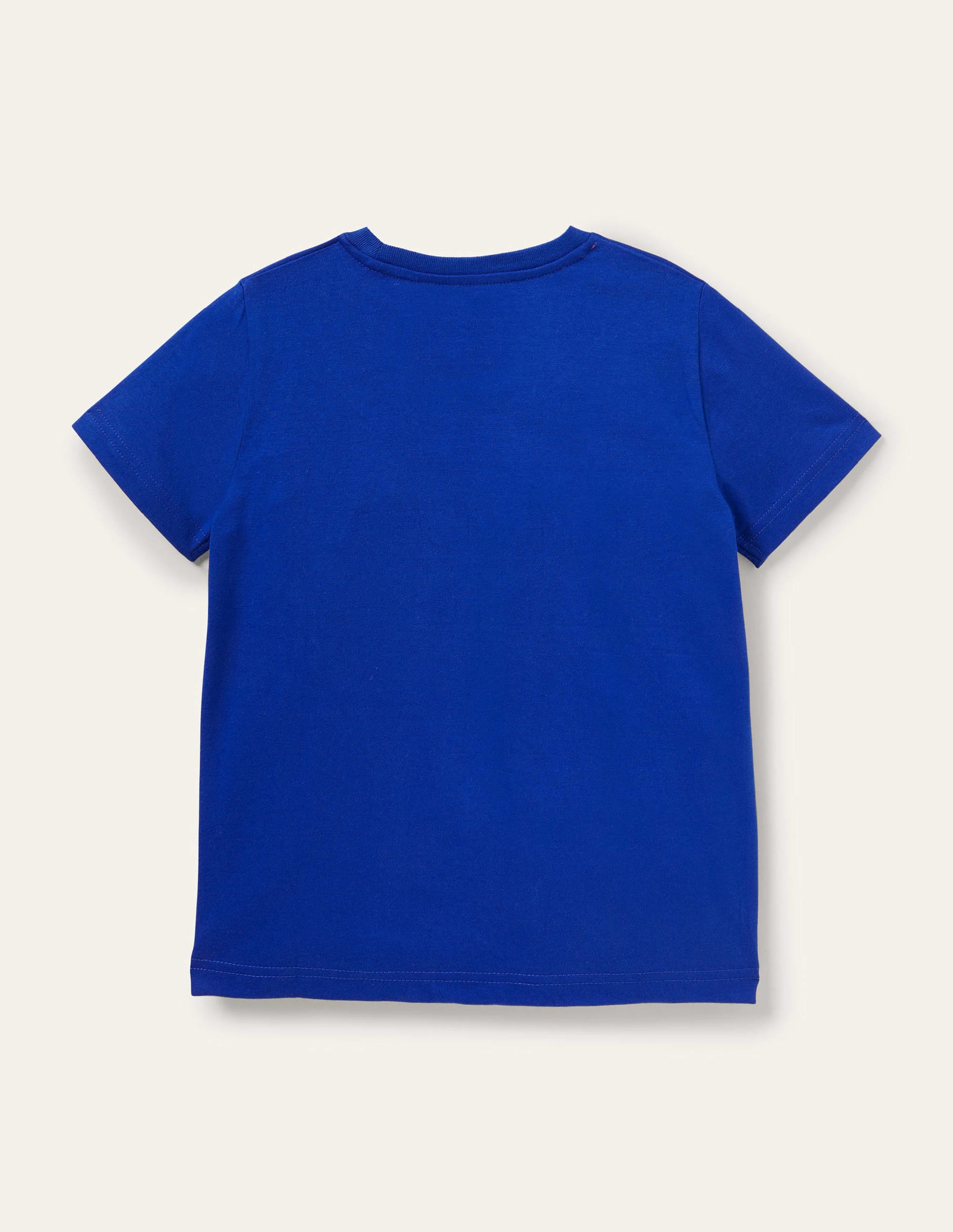 T-Shirt mit im Dunkeln leuchtendem Aufklappmotiv-Wellenblau, Hase - Image 2