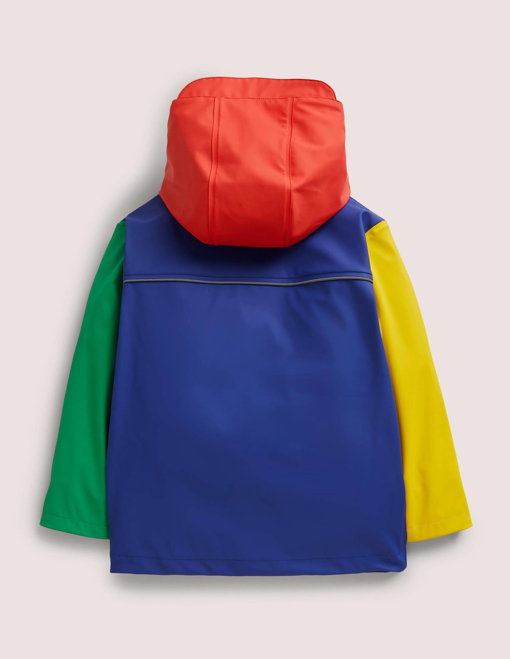 Colourblock Waterproof Fisherman's Jacket-Bunt, Blockfarben - Image 2
