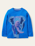 Superstitch T-shirt-Bold Blue Elephant