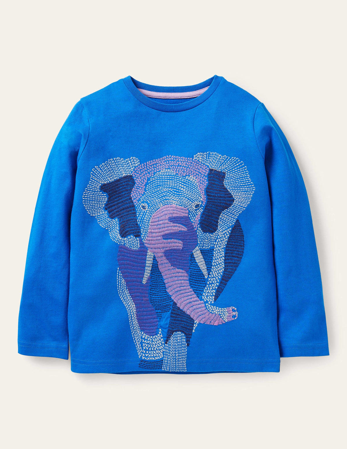 Superstitch T-shirt-Bold Blue Elephant-1