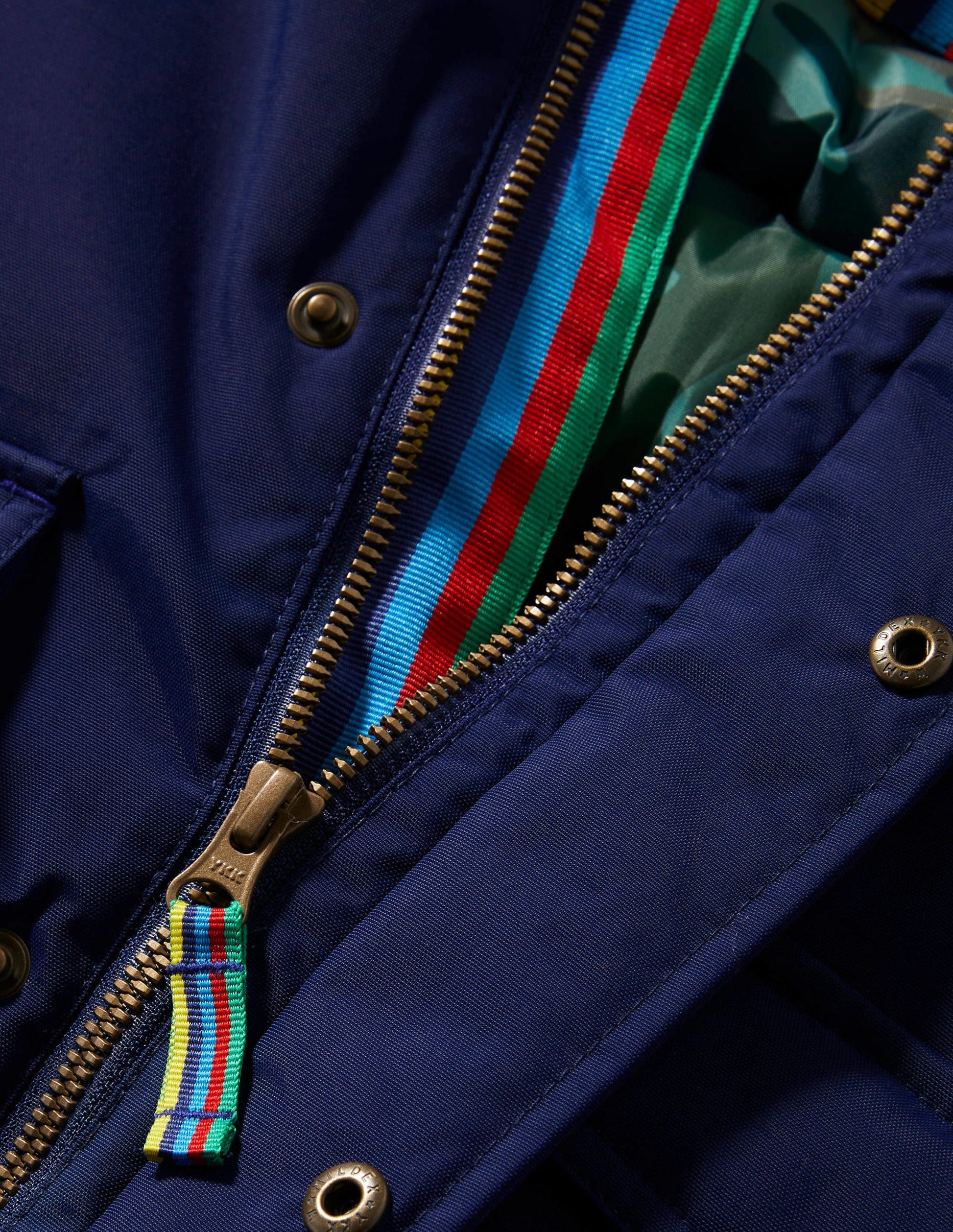 Navy Hooded Waterproof Parka-Schuluniform-Navy-3