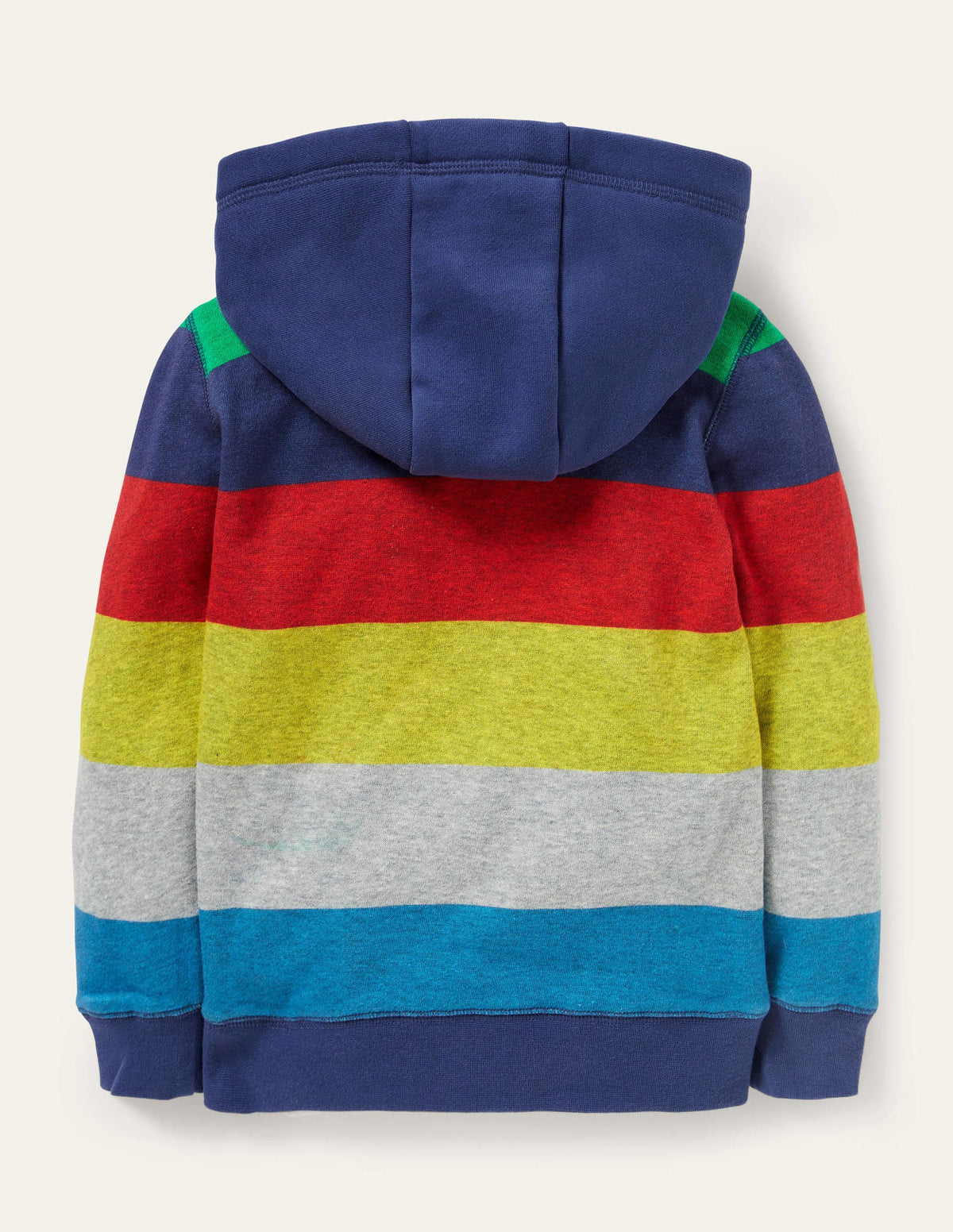 Hoodie mit Regenbogenstreifen-Bunt, Regenbogenfarben-2
