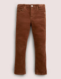 Schmal geschnittene Cord-Jeans mit Stretch-Karamellbonbonbraun