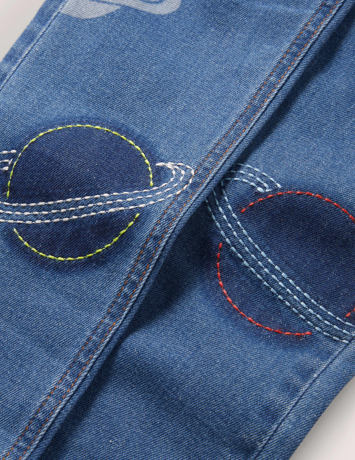 Fröhliche Jeans-Dunkles Vintageblau, Denim/Weltall-3