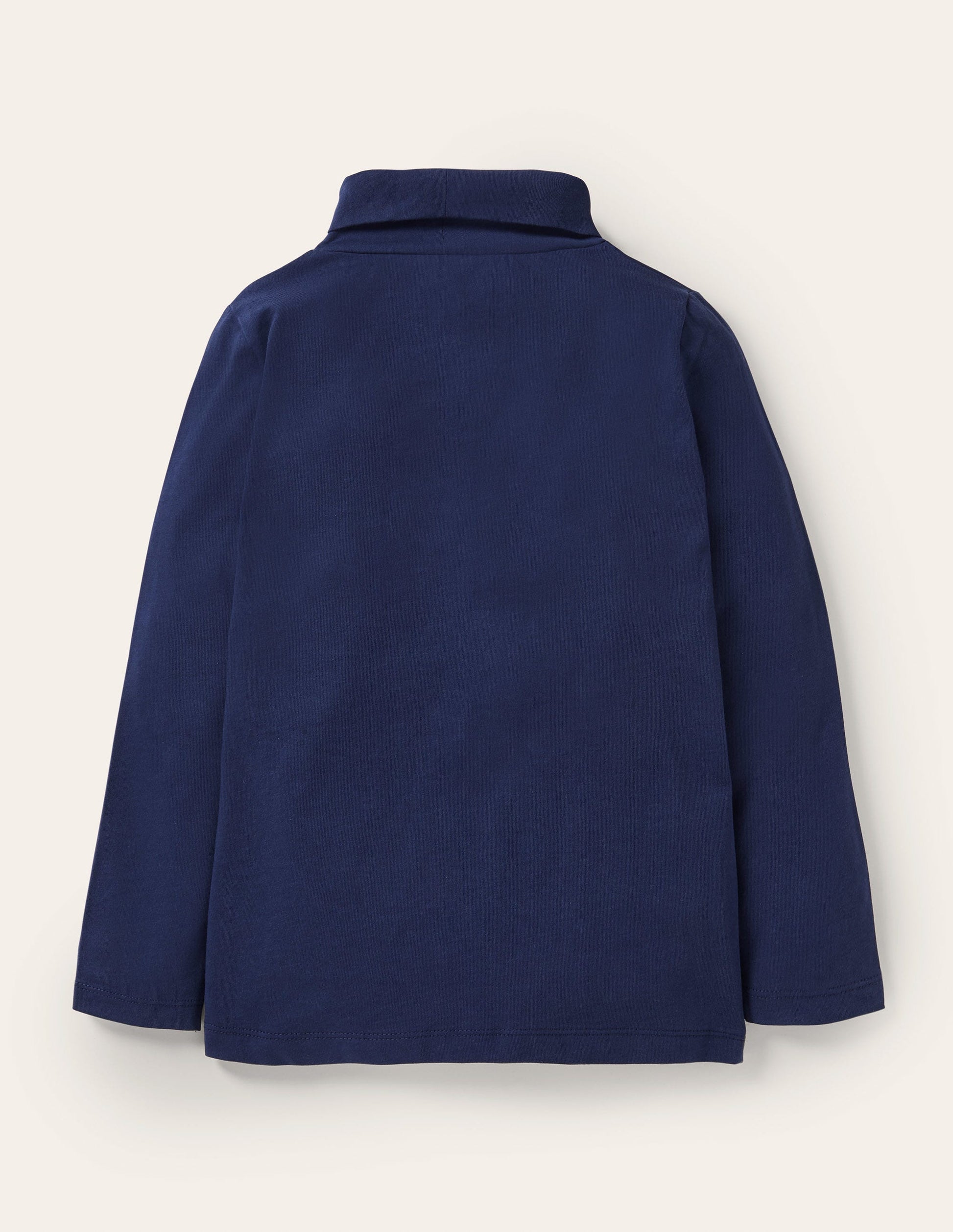 Superweiches Oberteil mit Rollkragen-Schuluniform-Navy-2
