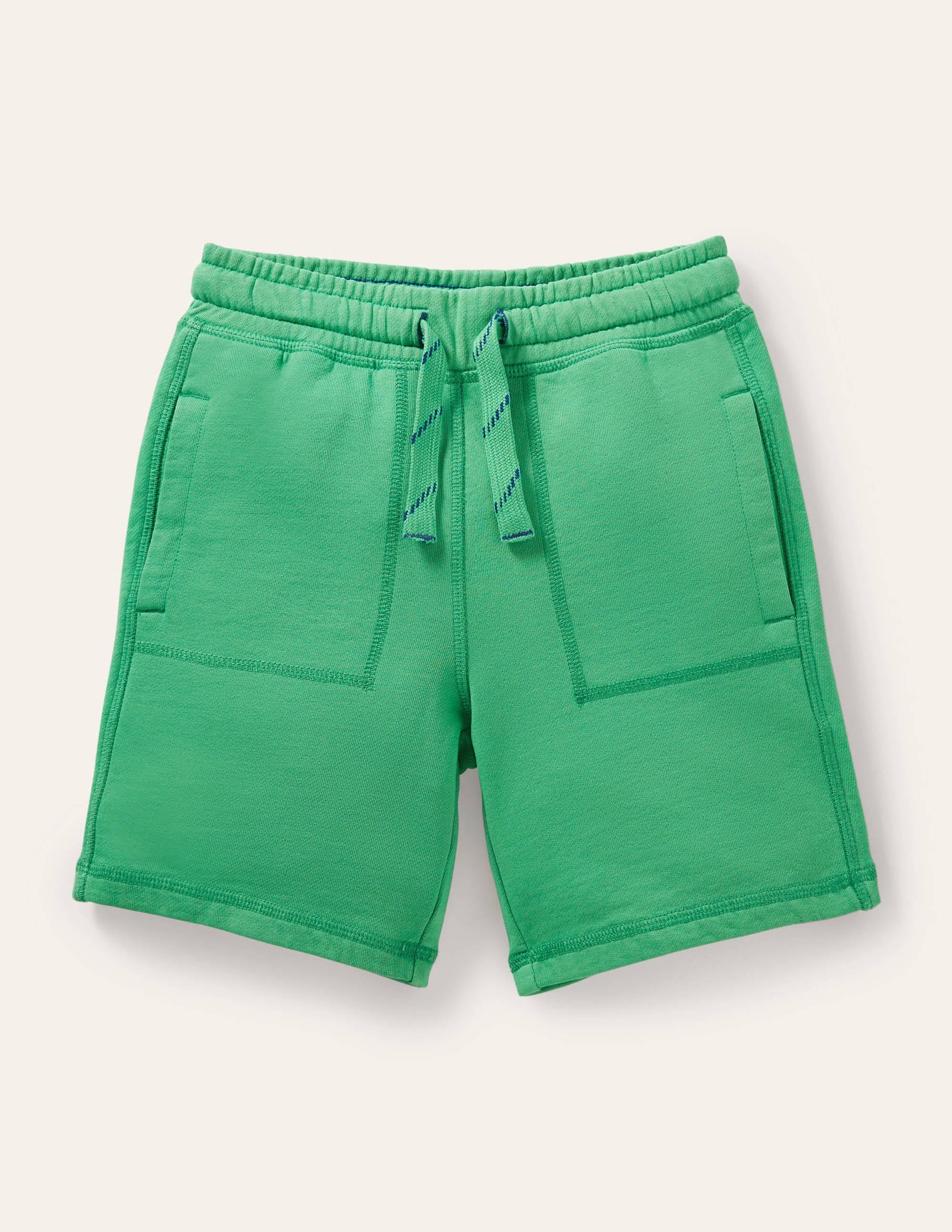 Garment-dyed Sweatshorts-Iguana Green - Image 1
