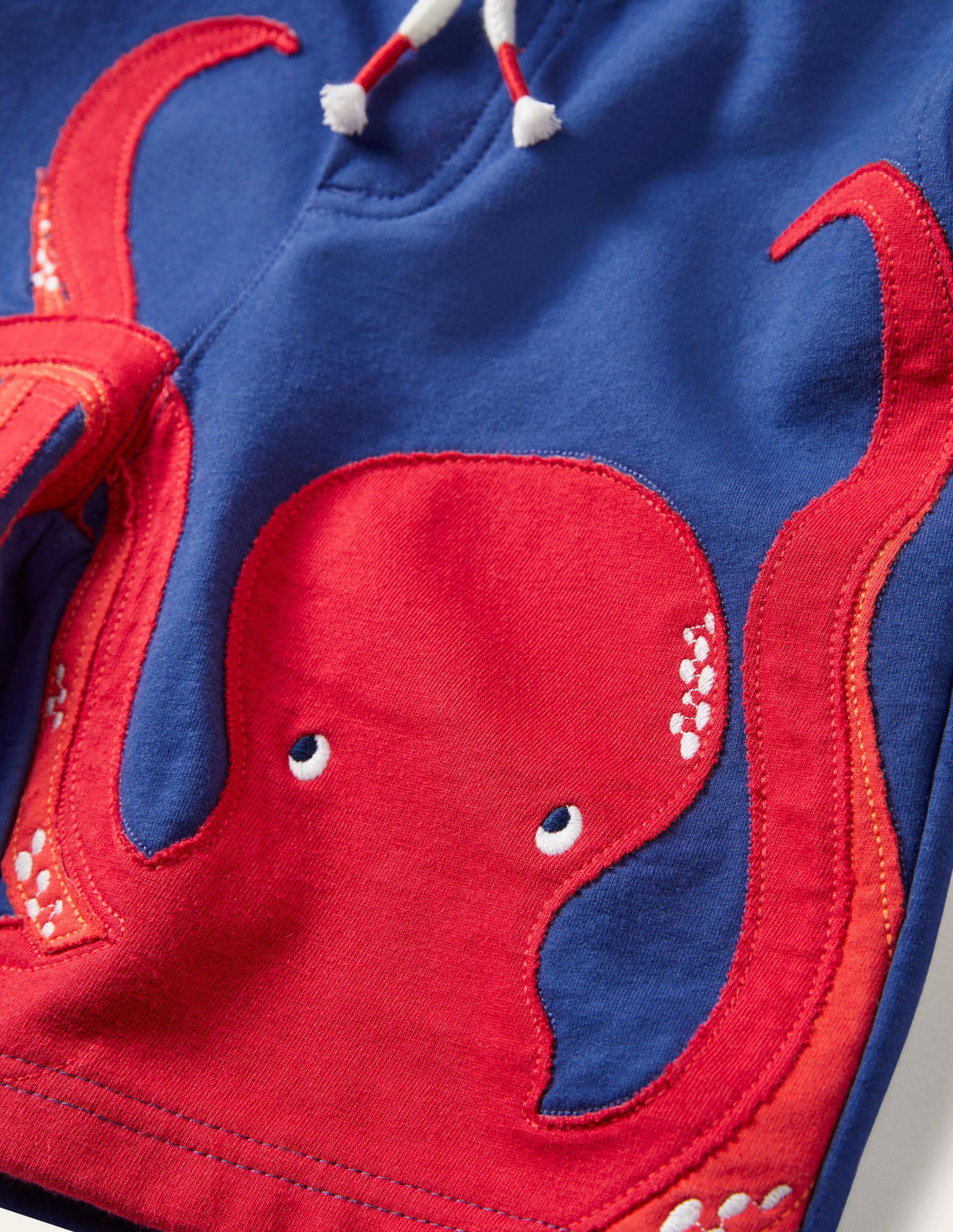 Sweatshorts mit Applikation-Segelblau, Oktopus-3