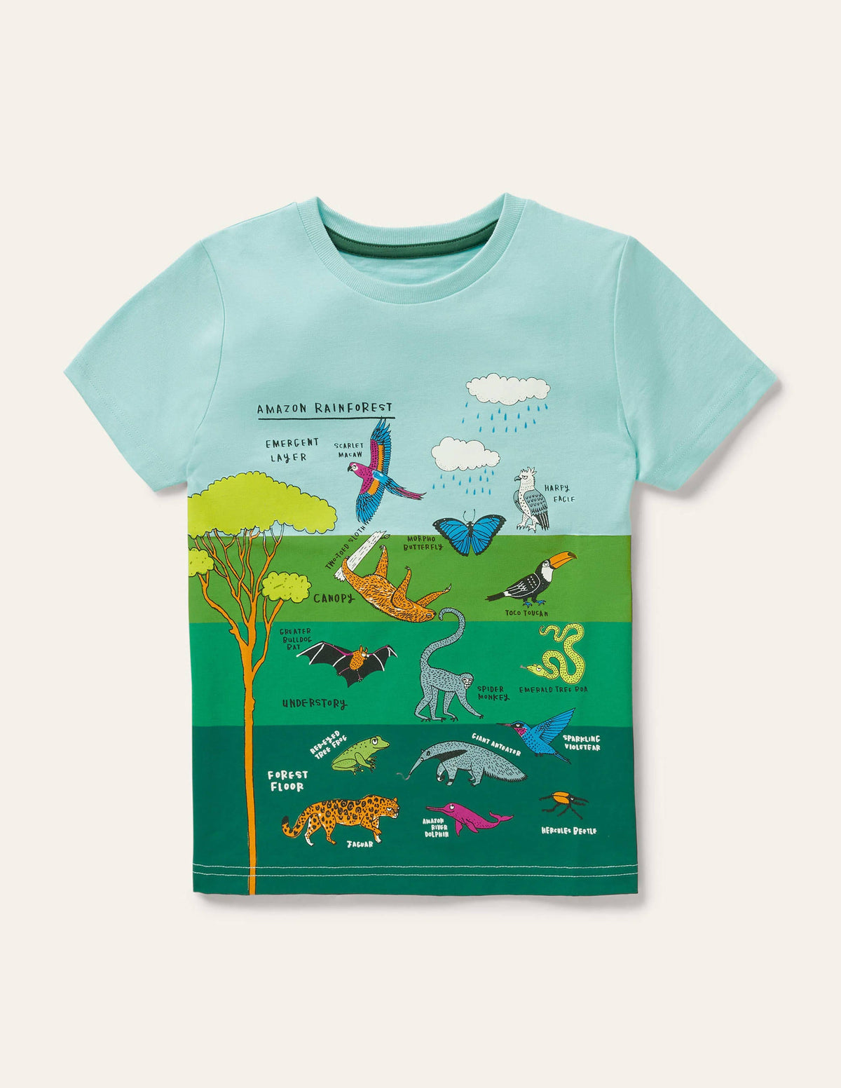 Graphic Layers T-shirt-Georgian Blue Rainforest-1