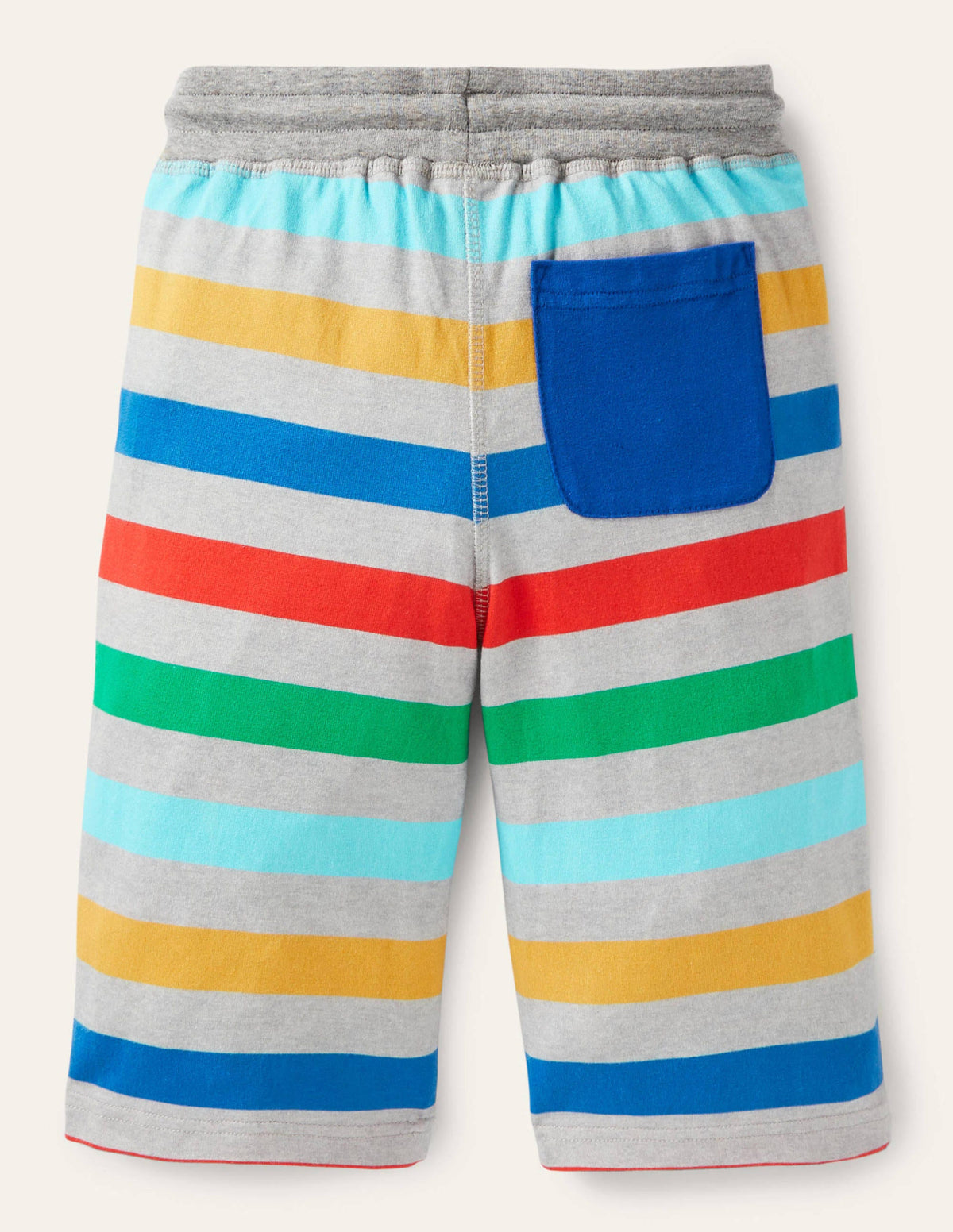 Jersey-Baggyhose-Grau, Regenbogenstreifen - Image 2