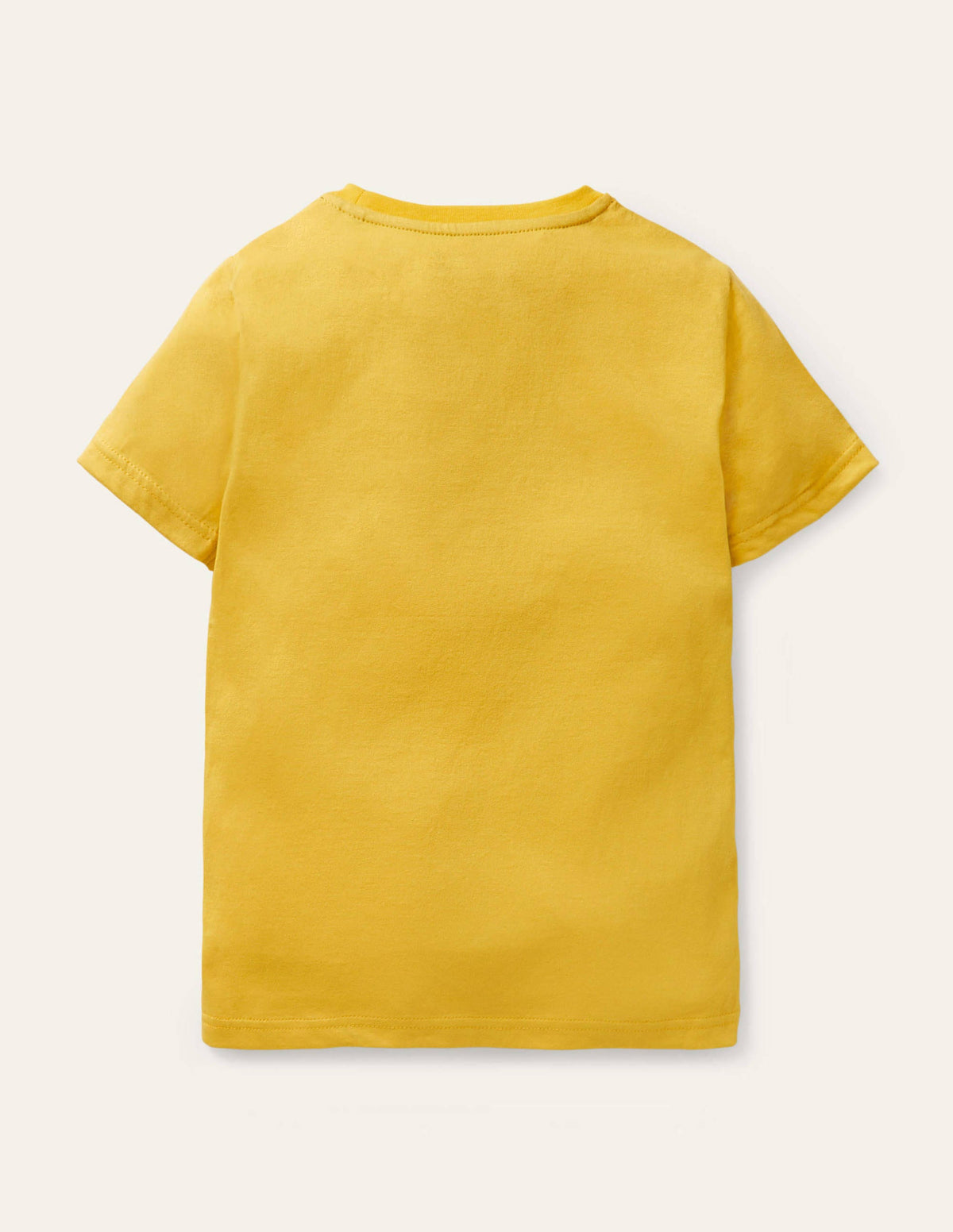 Vorgewaschenes T-Shirt aus Flammgarn-Maisgelb - Image 2