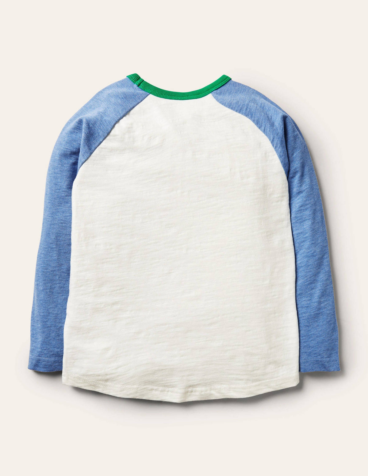 Raglan-Oberteil-Marokkoblau, Bunt-2