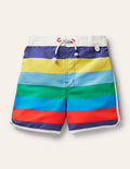 Surfshorts-Regenbogen, Gestreift