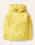 Stückgefärbter Hoodie-Maisgelb