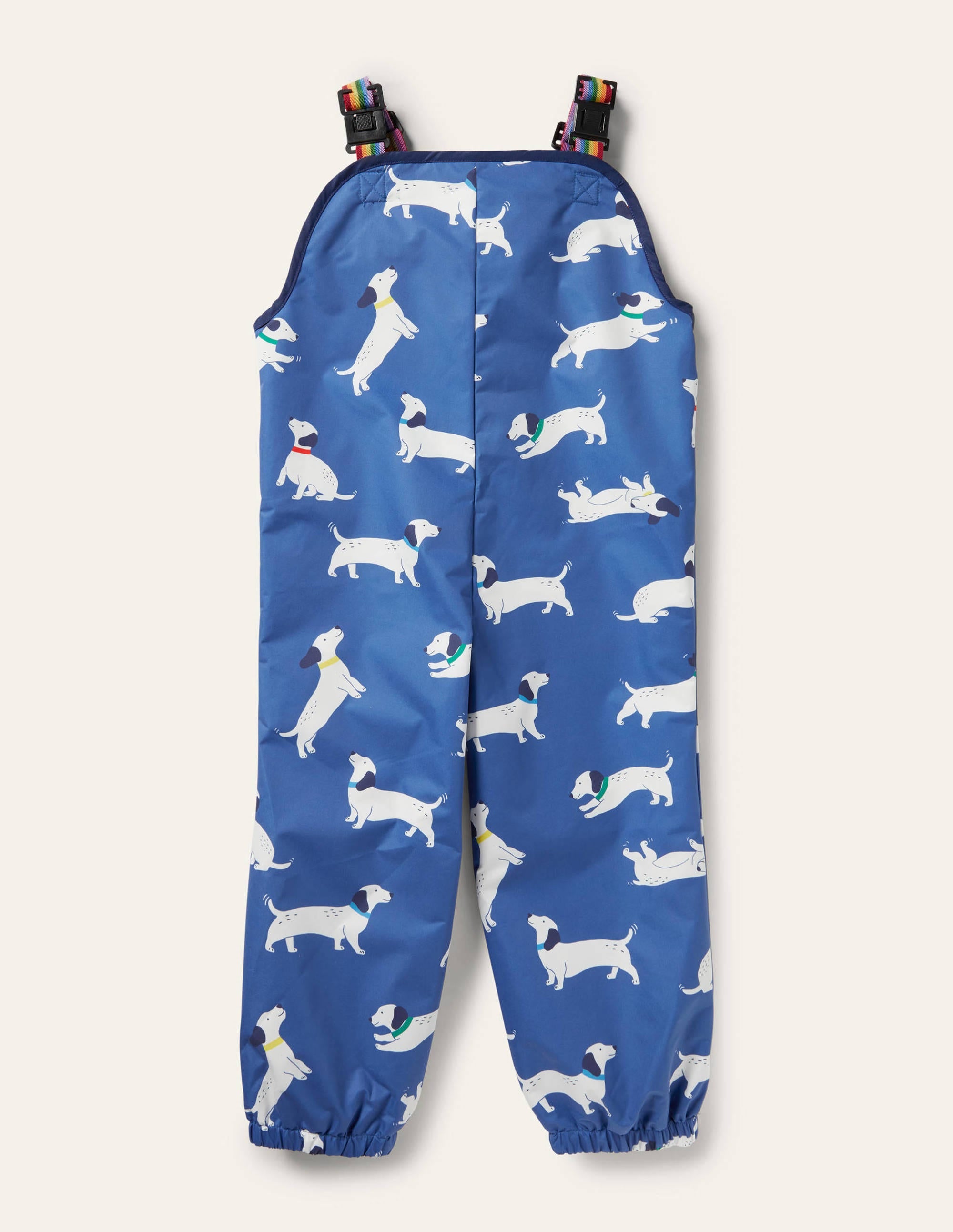 Waterproof Rain Trouser-Venice Blue Sausage Dogs - Image 1