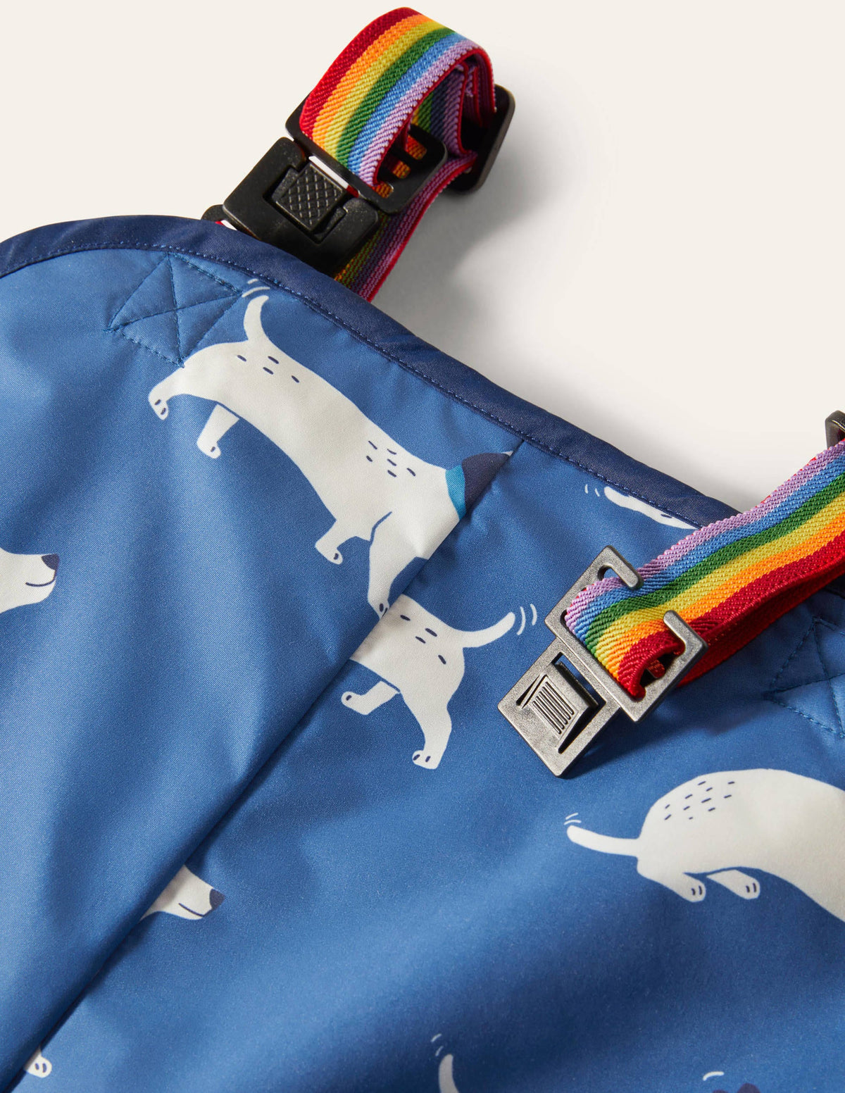 Waterproof Rain Trouser-Venice Blue Sausage Dogs-3
